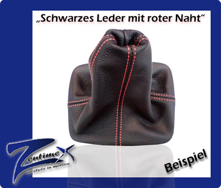 Schaltmanschette TOYOTA CELICA T23 00-05 SR schwarz/rot
