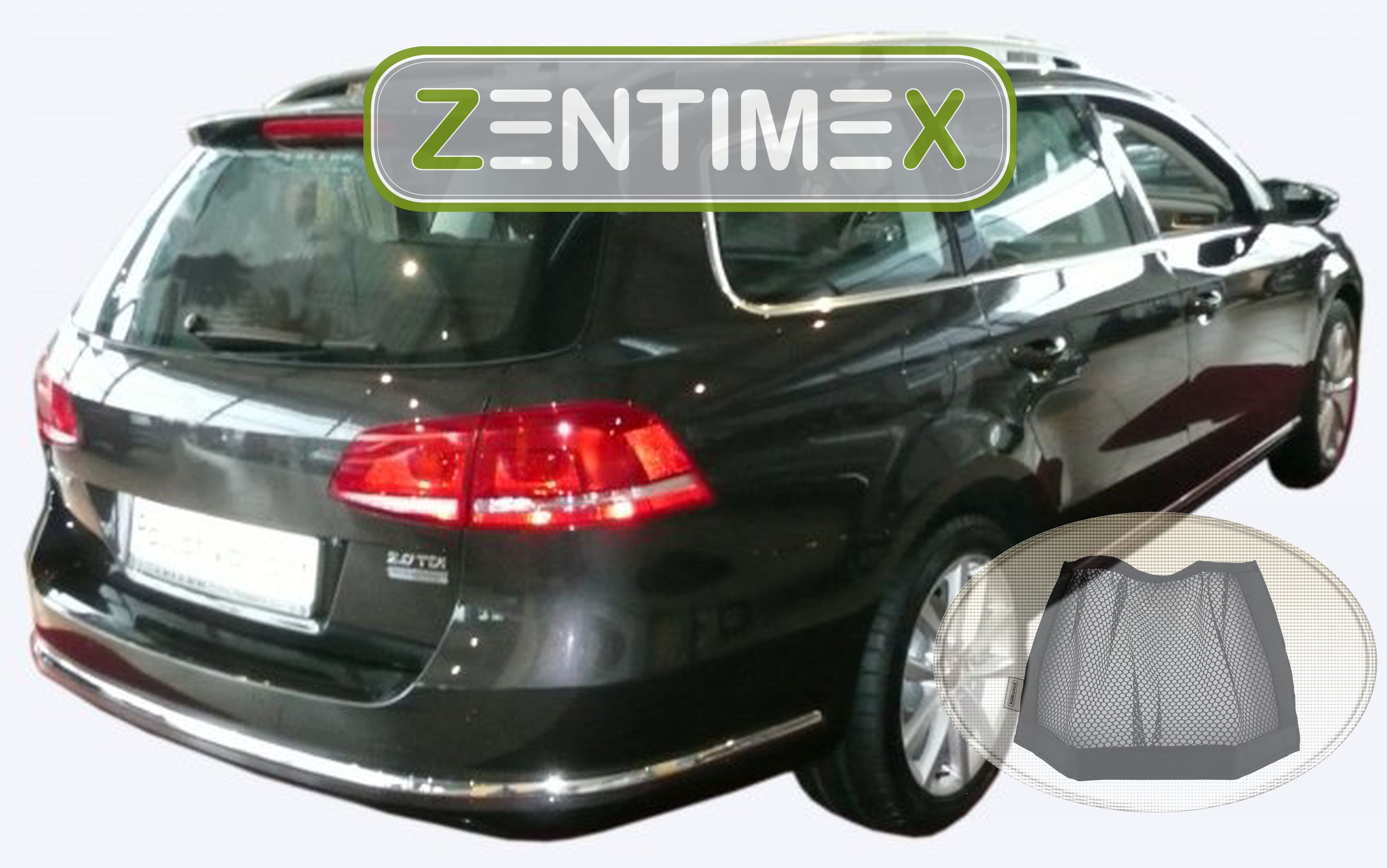 Z331908 Gerippte Kofferraumwanne Klett-Netz für VW Volkswagen Passat B6 3C Var