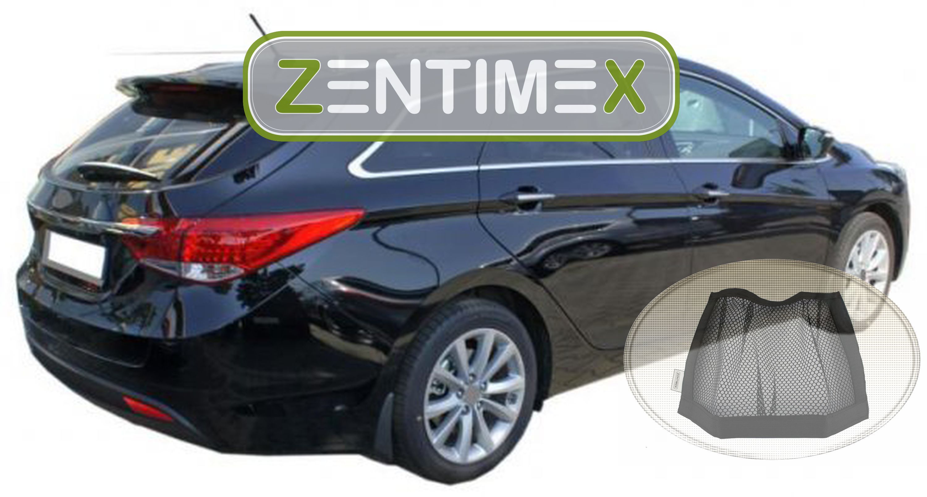 Z333511 polsini TAPPETINO VASCA velcro-rete per HYUNDAI i40cw i 40 CW Premium