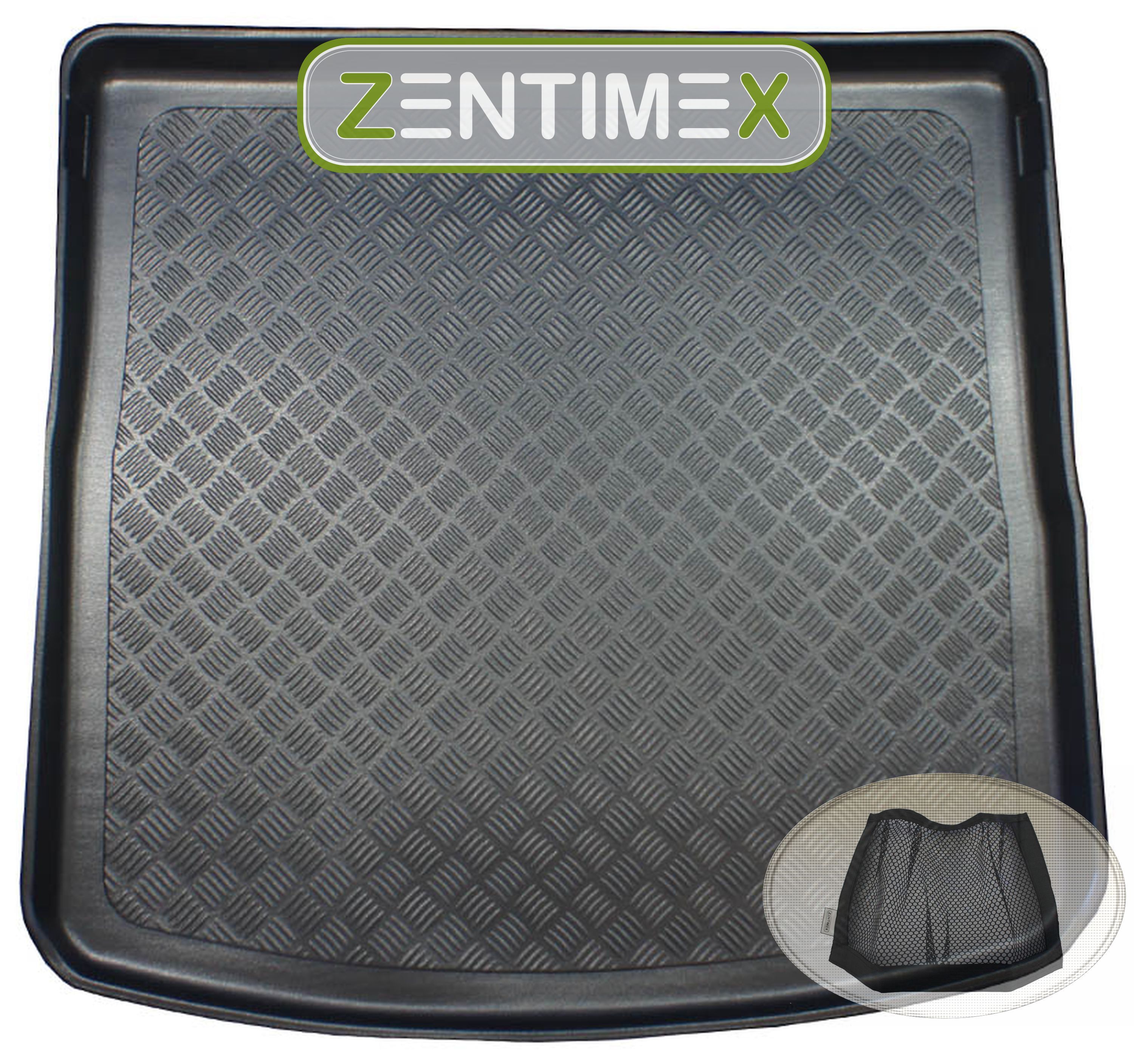 Z334382 Gerippte Kofferraumwanne Klett-Netz für Seat Leon ST FR 3 5F Kombi 5-t