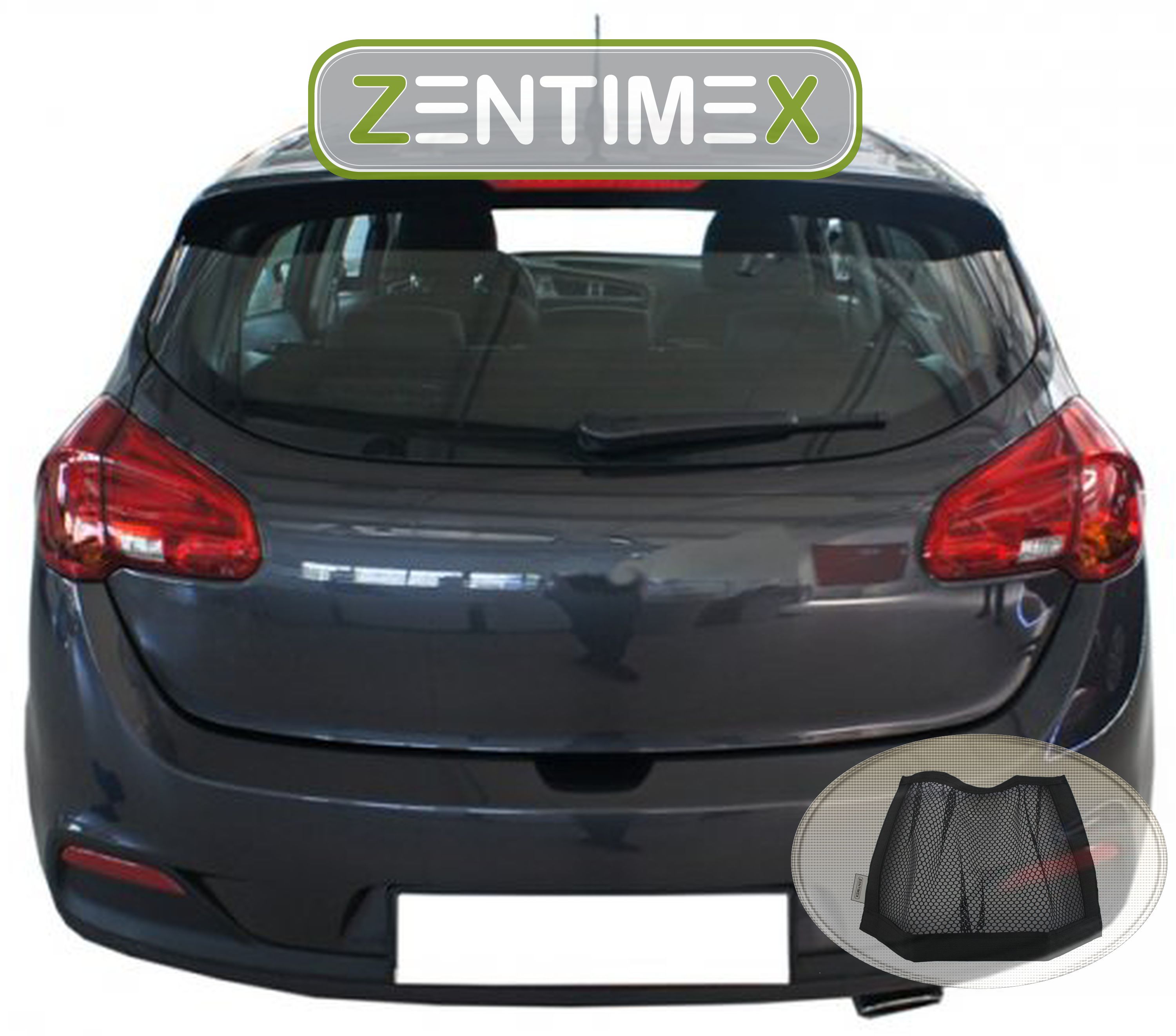 Z332633 Gerippte Kofferraumwanne Klett-Netz für Kia Cee/'d Ceed 2 JD Schrägheck