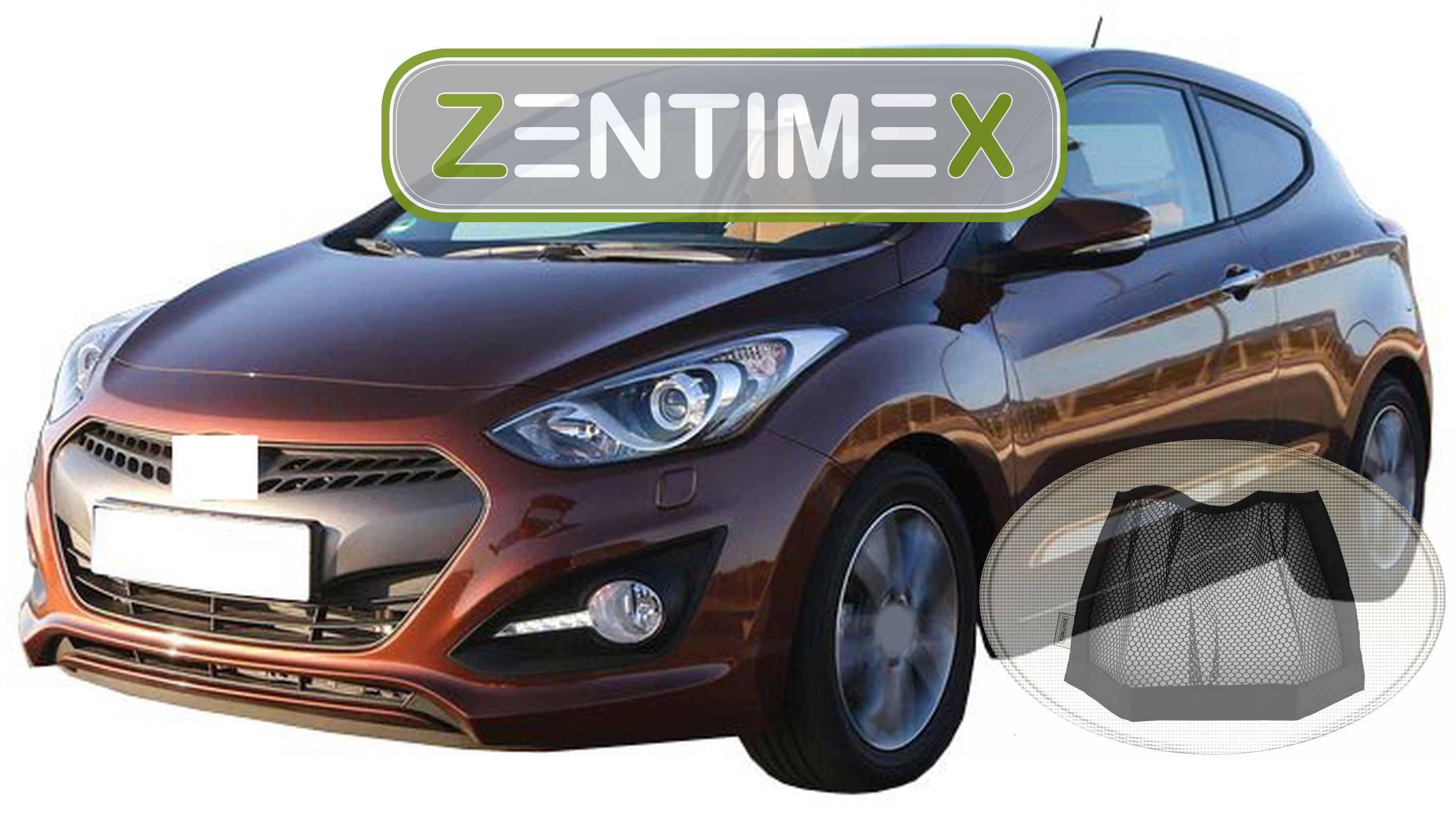 Z332633 Gerippte Kofferraumwanne Klett-Netz für Kia Cee/'d Ceed 2 JD Schrägheck