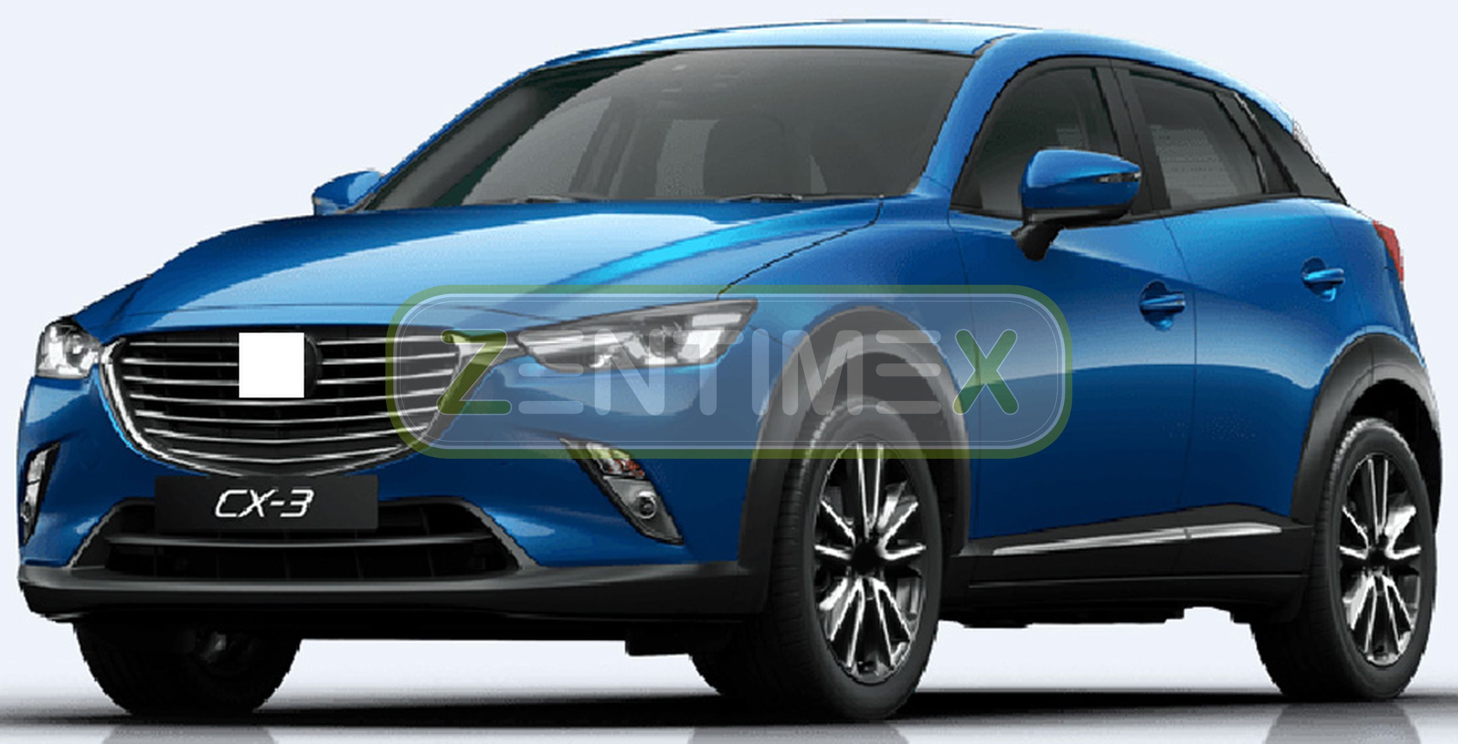 Geriffelte Kofferraumwanne für Mazda CX-3 CX 3 CX3 Center-Line Steilheck Gelän4D