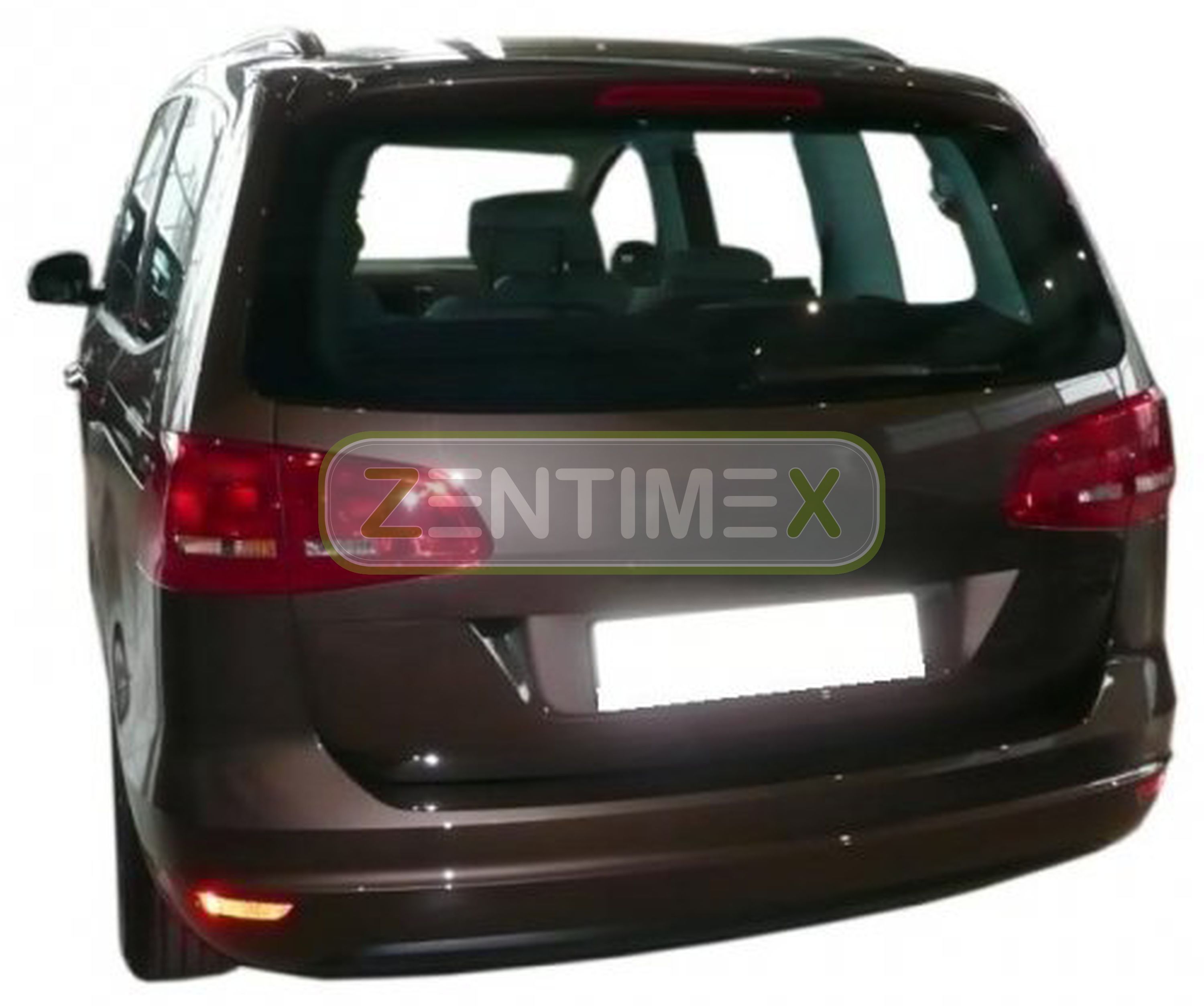 Geriffelte Kofferraumwanne für VW Volkswagen Sharan 2 Van Kombi 5-türer 2010-23