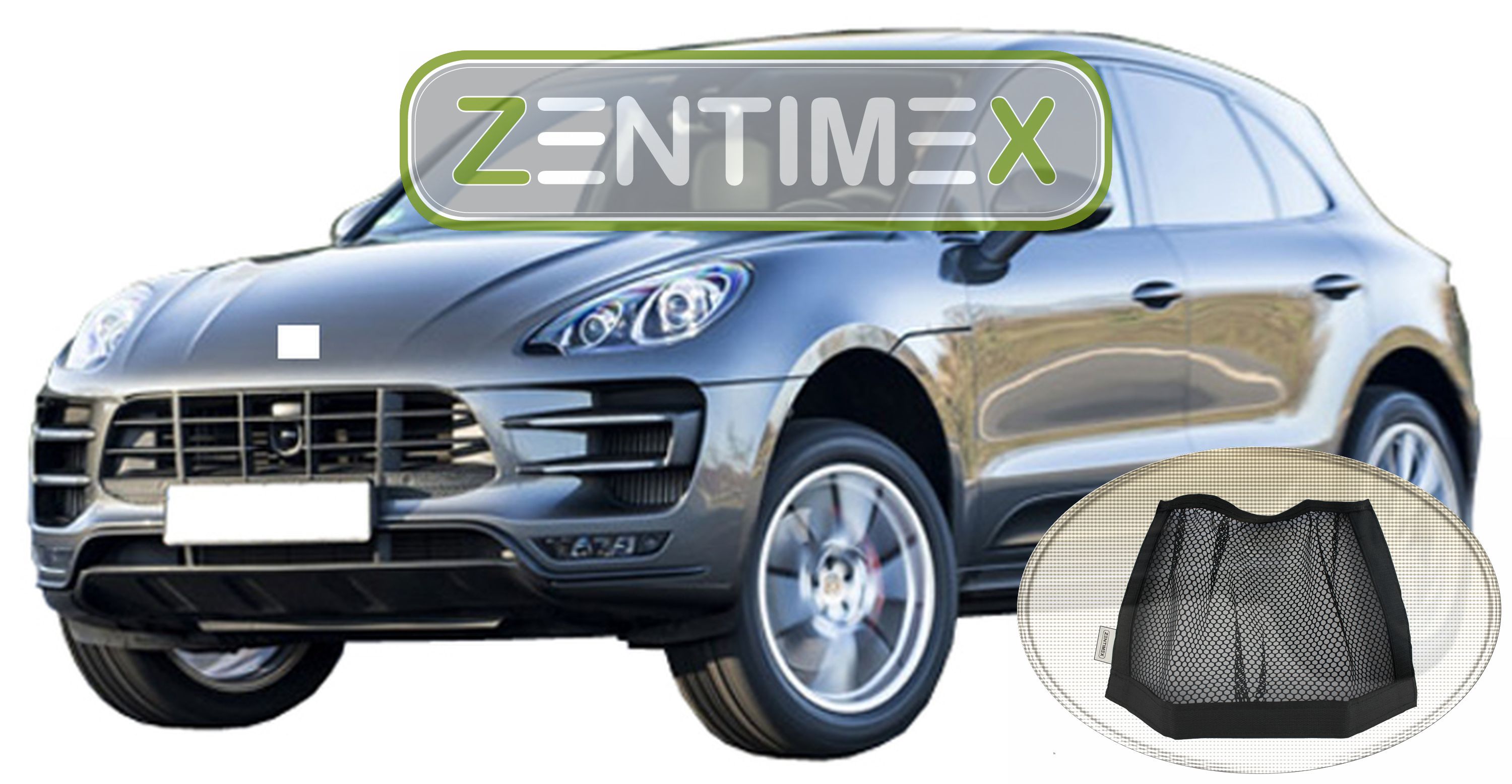 Netztasche für Porsche Macan GTS Steilheck Geländewagen 9 Kofferraumwanne TPE