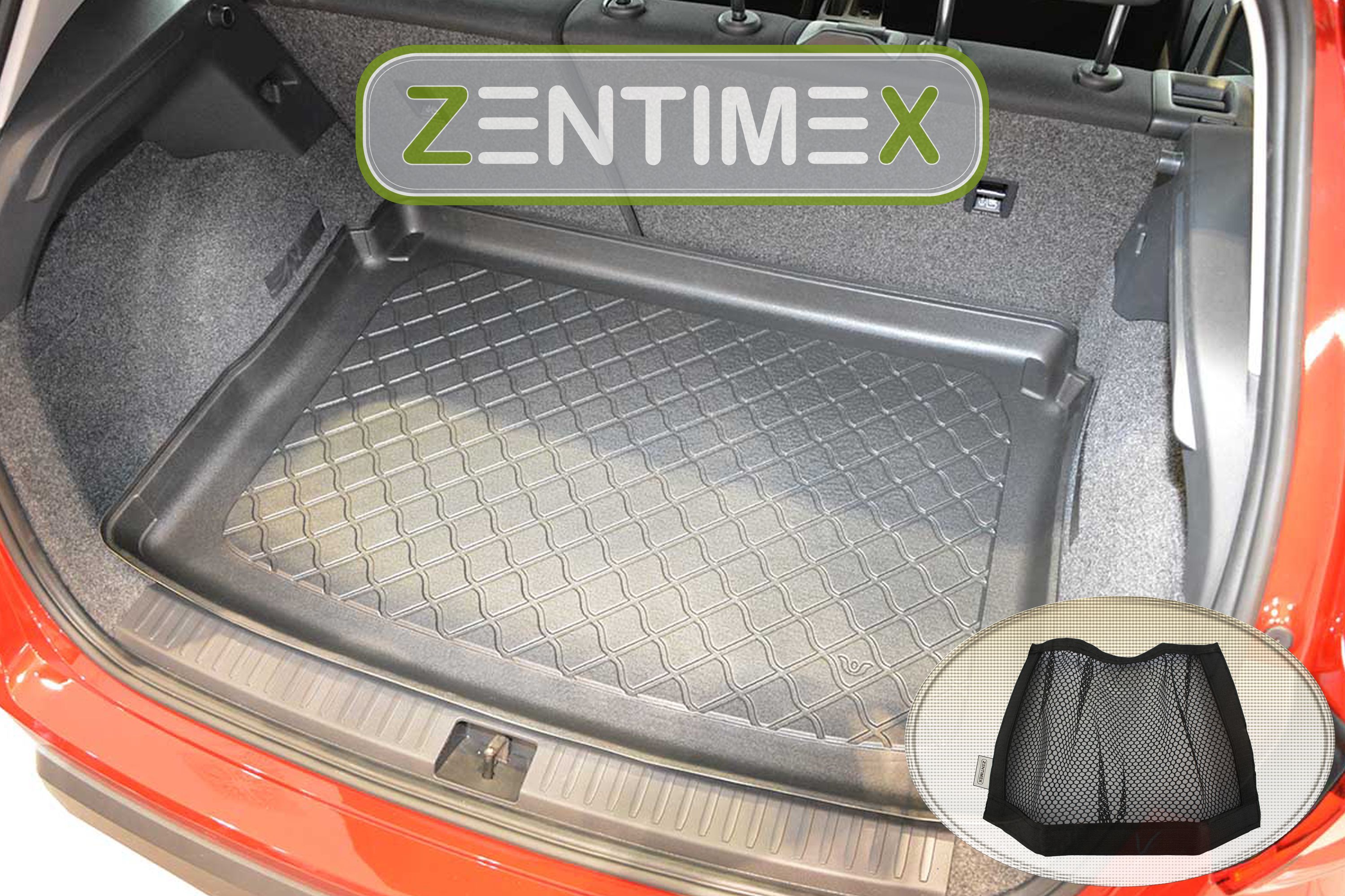 Netztasche für Seat Arona FR Sport Kofferraumwanne TPE Steilheck Geländew4E