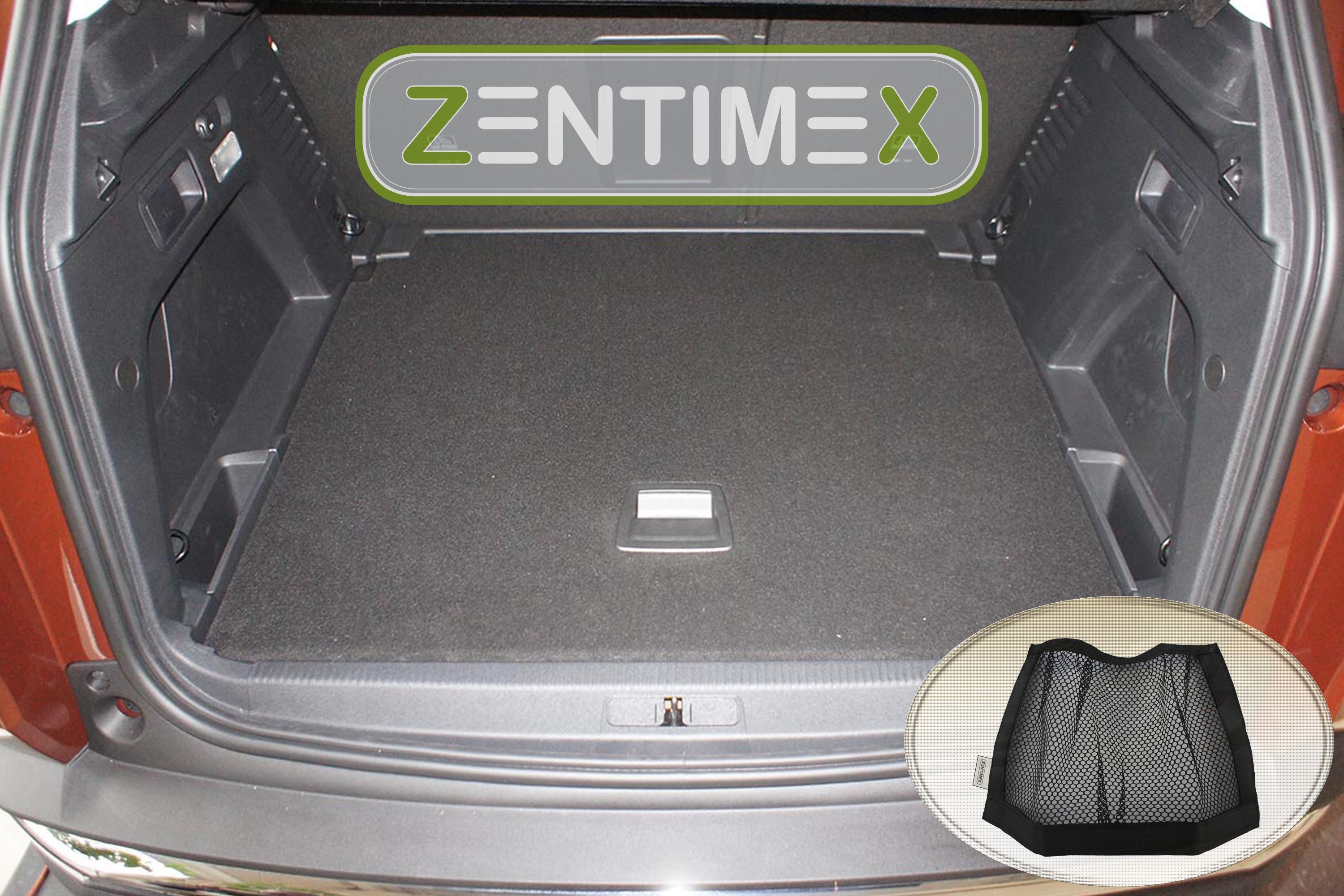 Kofferraumwanne TPE Netztasche für Opel Grandland X Innovation Steilheck Ge31
