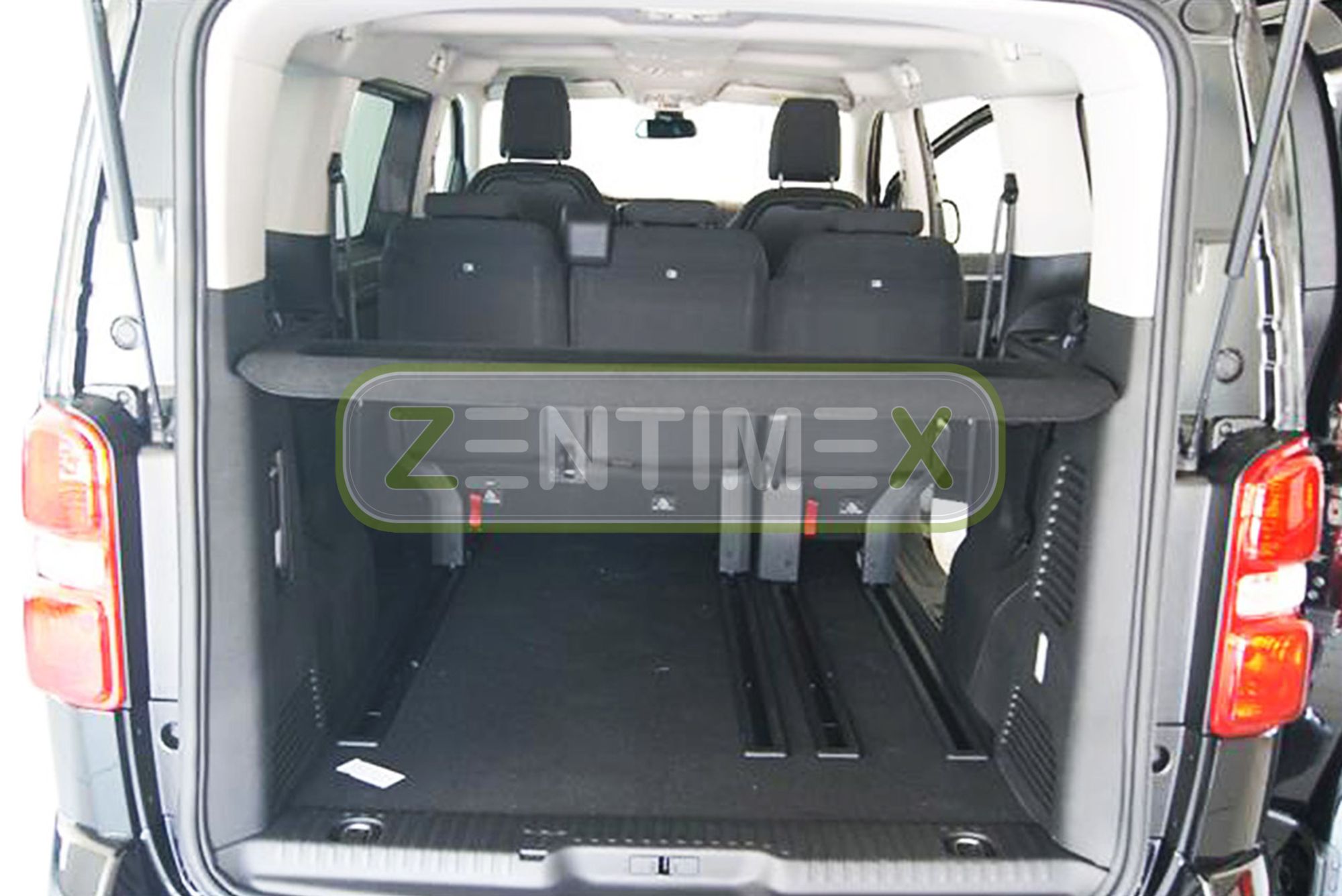 long ve5D Rubberised Boot Mat Trunk Liner for Citroen SpaceTourer Tour Van 2016