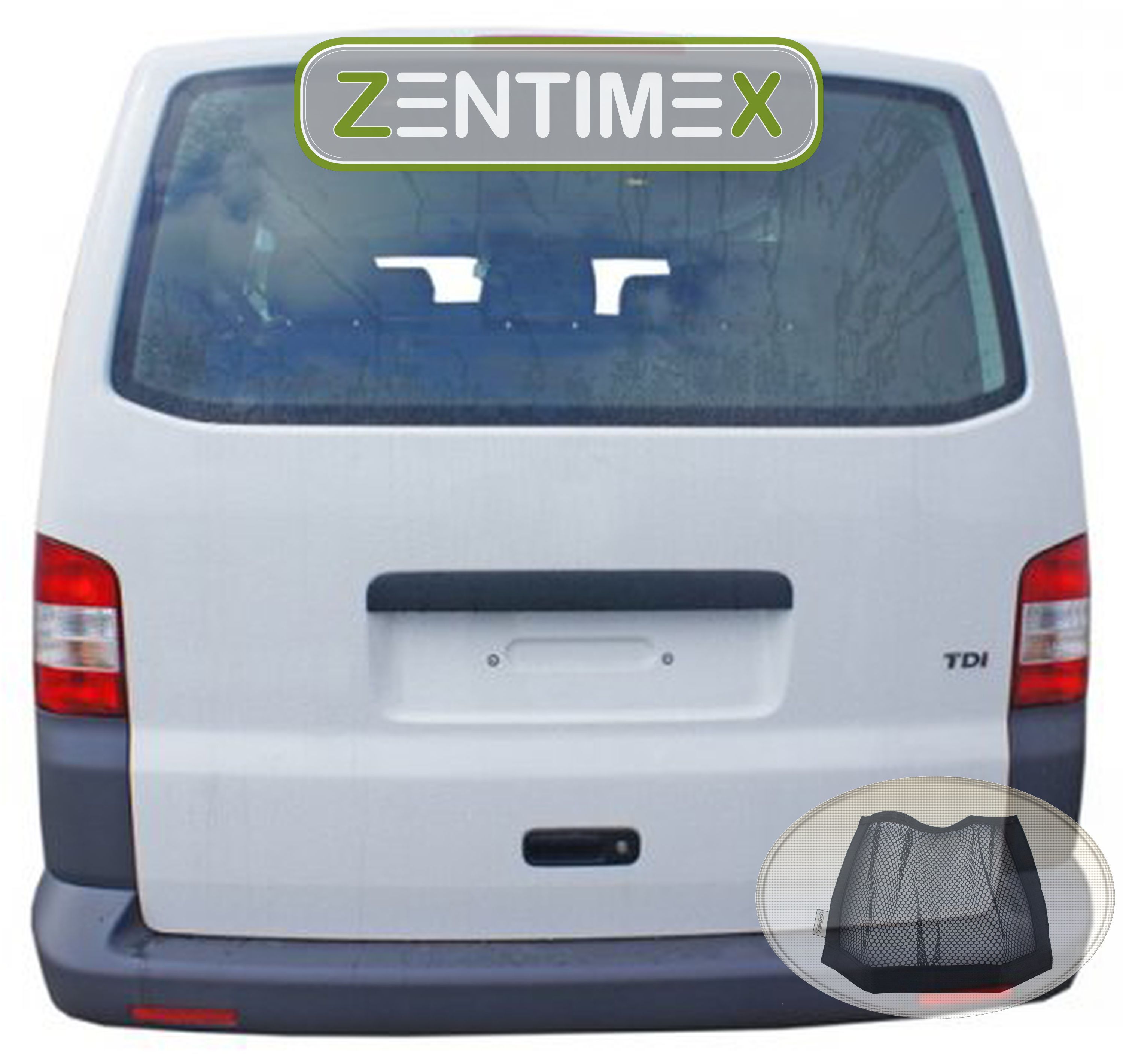 Klett-Netz für VW Volkswagen T5 Trans Z337238 Diamanten-Design-Kofferraumwanne