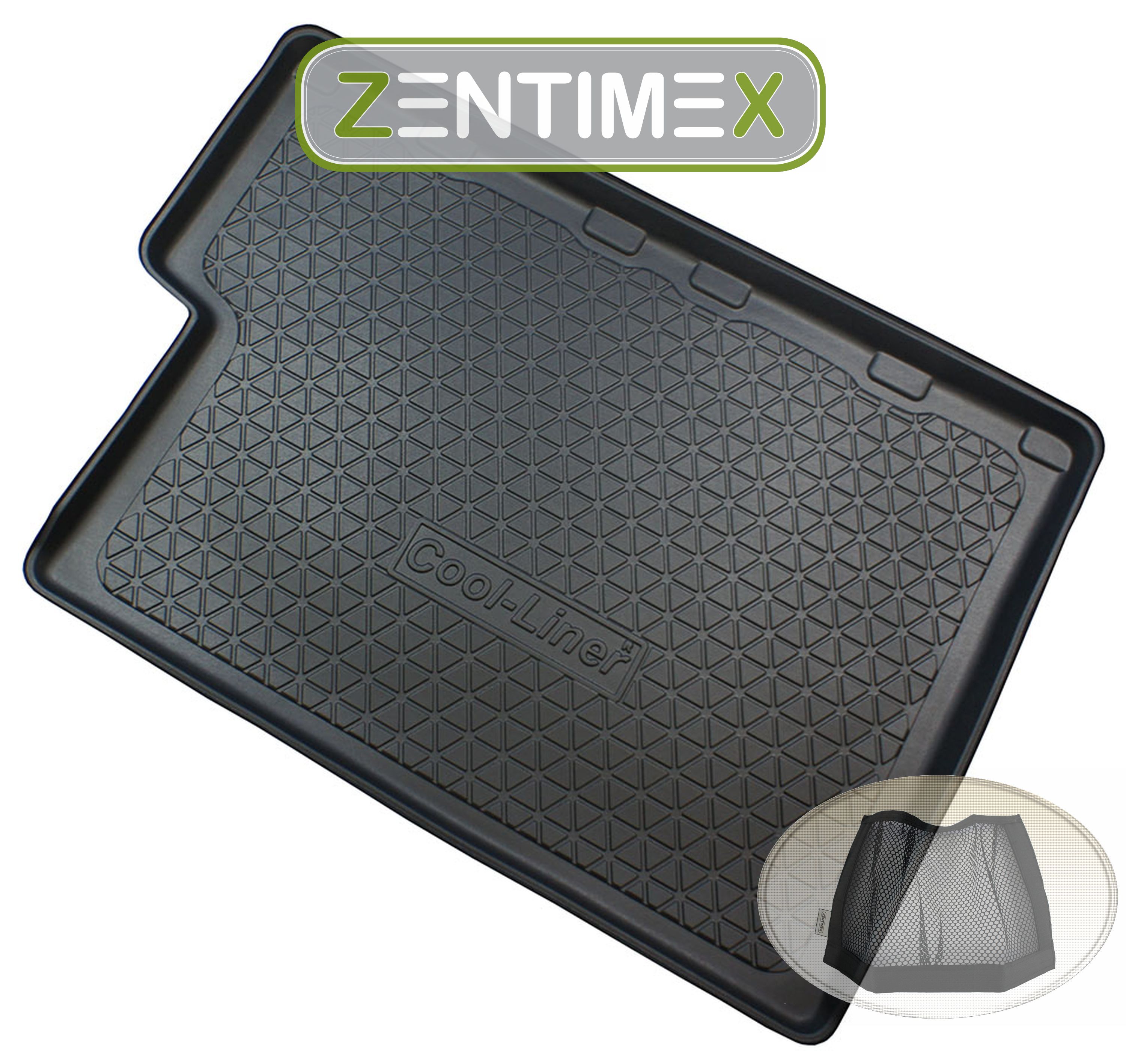 Z336641 Diamanten-Design-Kofferraumwanne Klett-Netz für Ford Tourneo Custom Kl