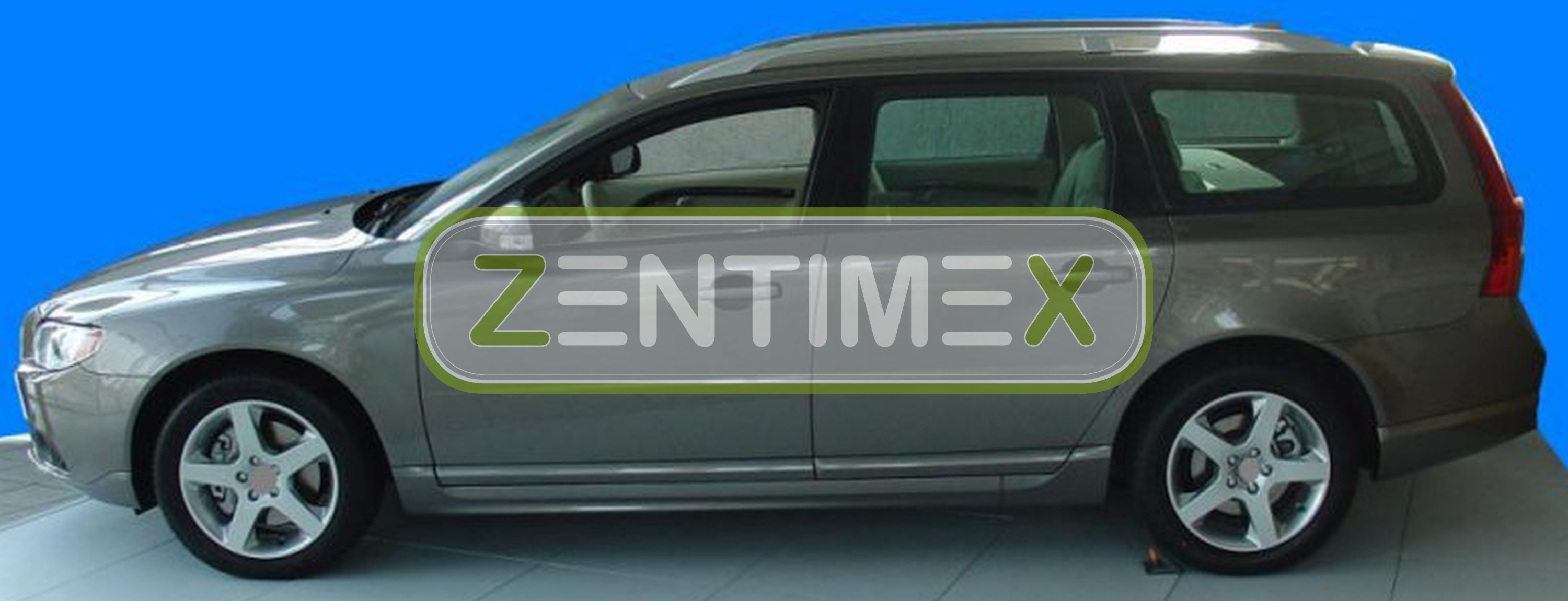Z331304 SET Kofferraumwanne Gummifußmatten für Volvo V70 3 Typ P24 Facelift Komb