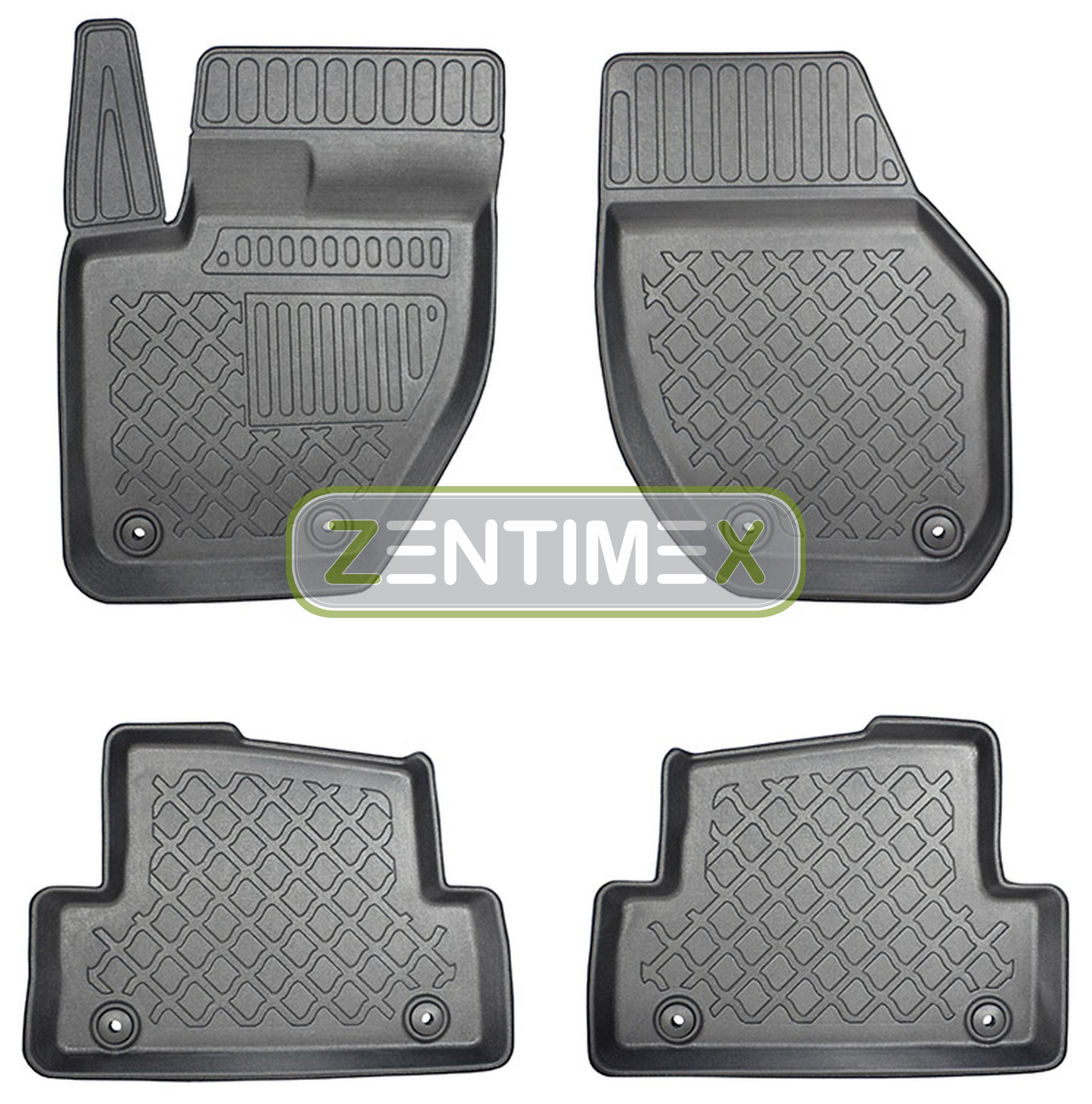 Z331284 SET Kofferraumwanne Gummifußmatten für Volvo V40 Cross Country 2 Facelif