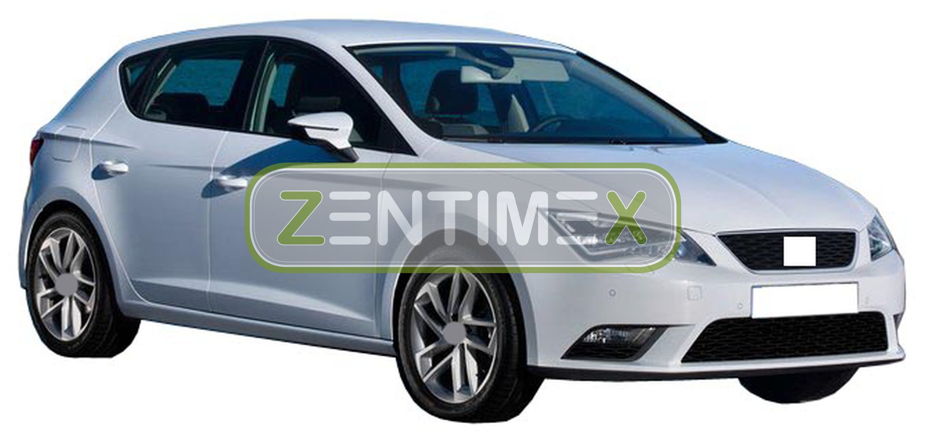 Z330980 SET Kofferraumwanne Gummifußmatten für Seat Leon SC Cupra 290 3 5F Schrä