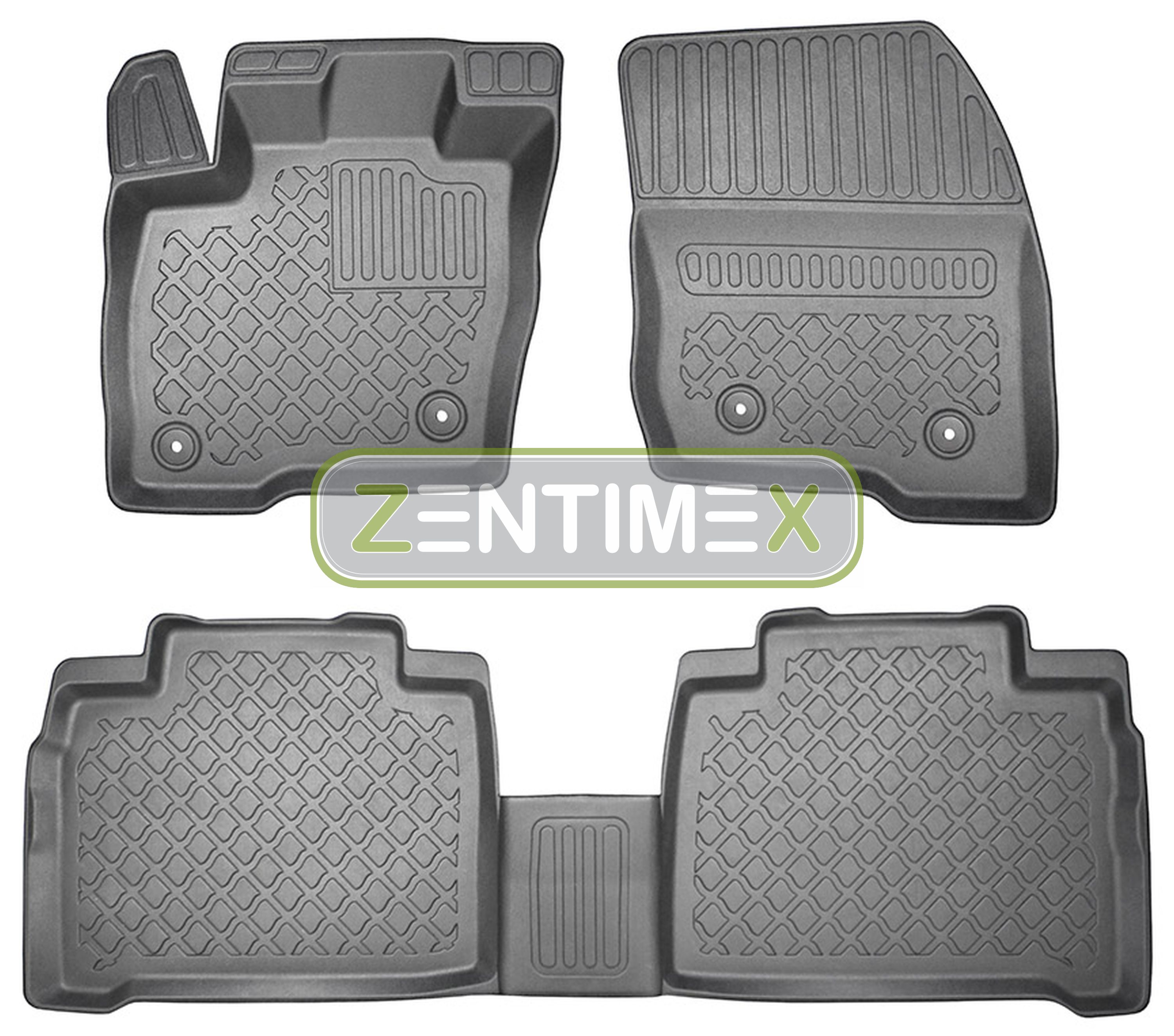 Z330287 SET Kofferraumwanne Gummifußmatten für Ford Galaxy Business Edition 3 Va