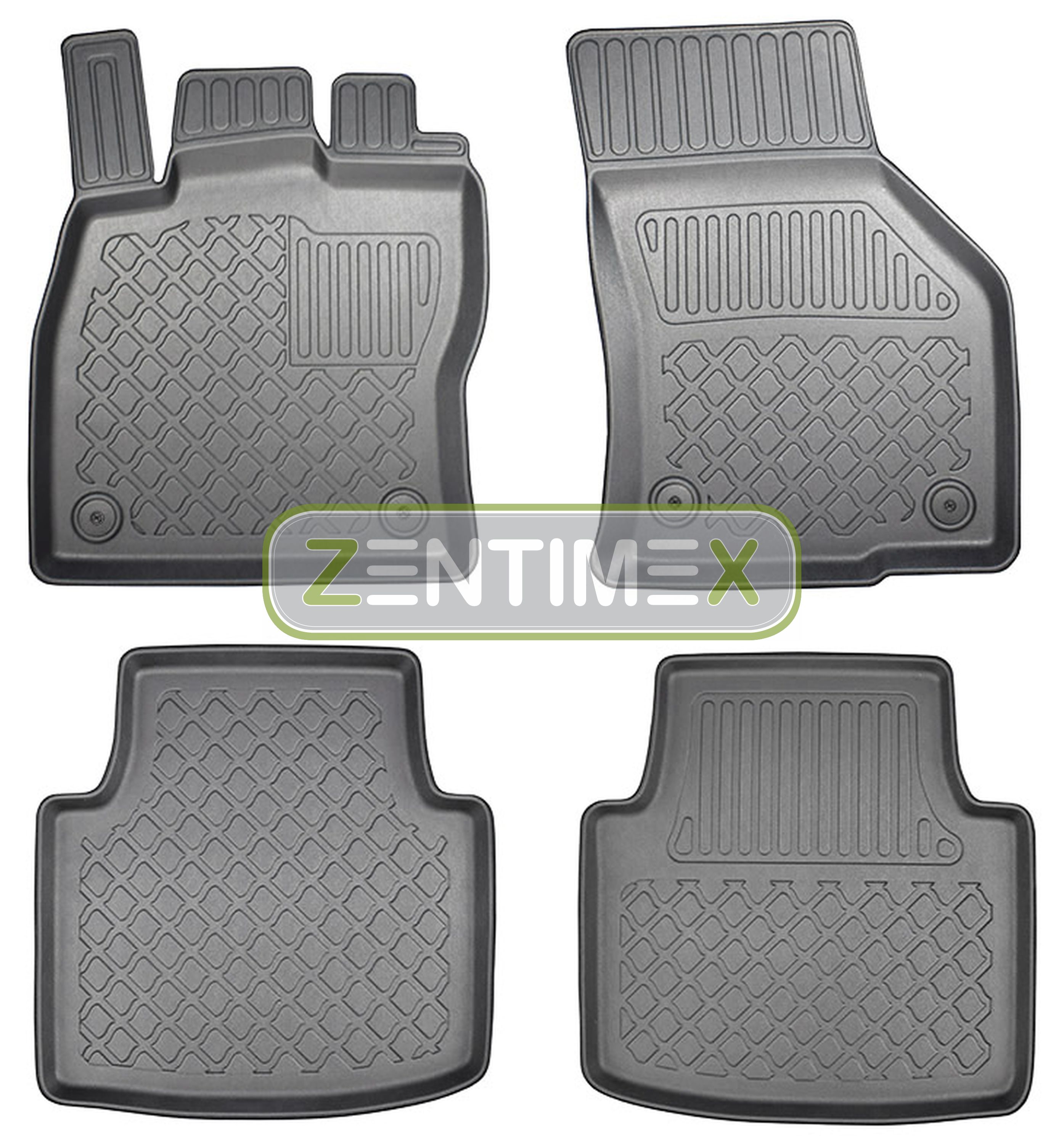 Z330829 SET Kofferraumwanne Gummifußmatten für VW Volkswagen Arteon Business Pre