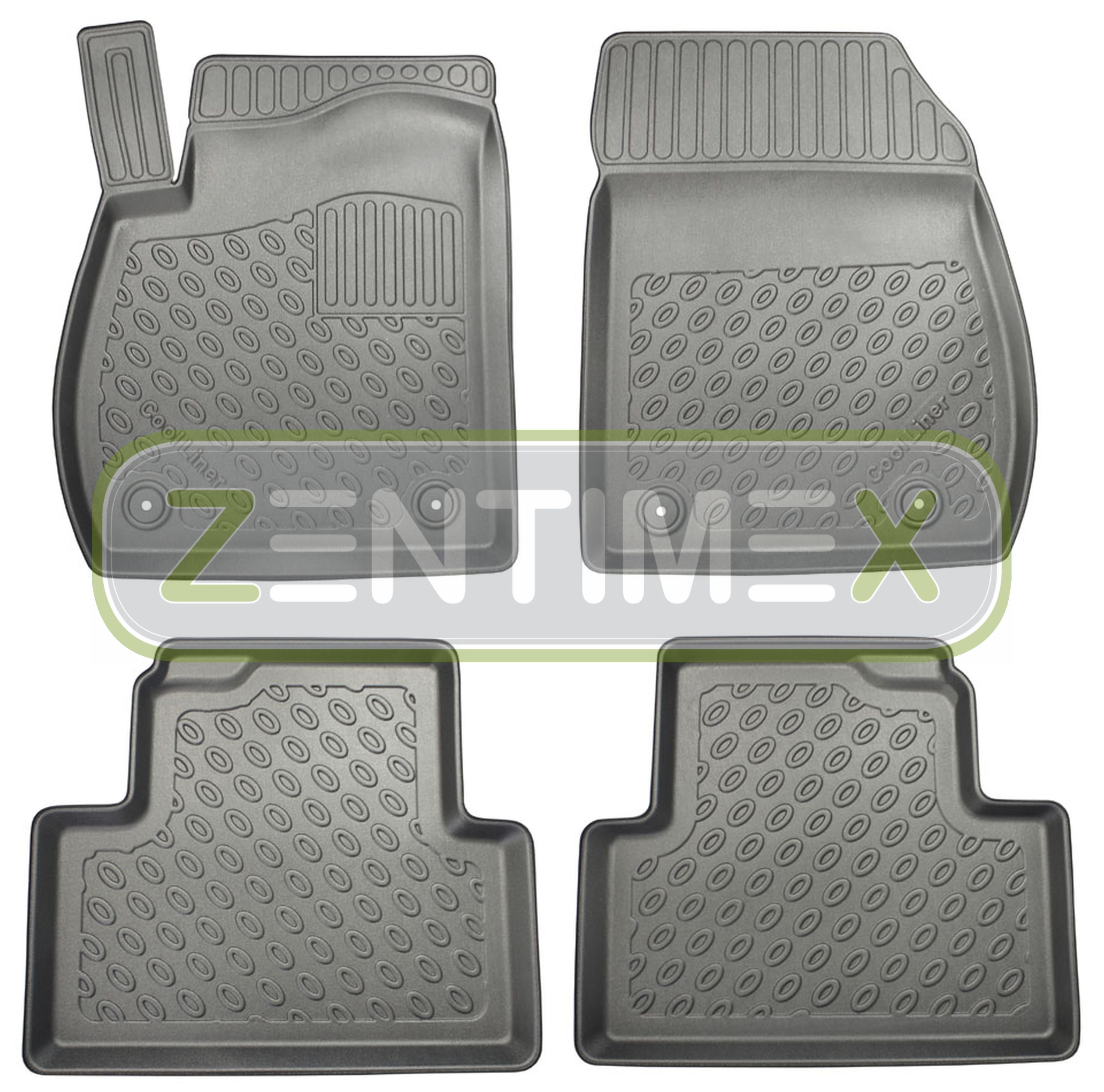 Premium-3D-TPE-Gummifußmatten für Opel Zafira Selection C Tourer Van Kombi 5-t1A