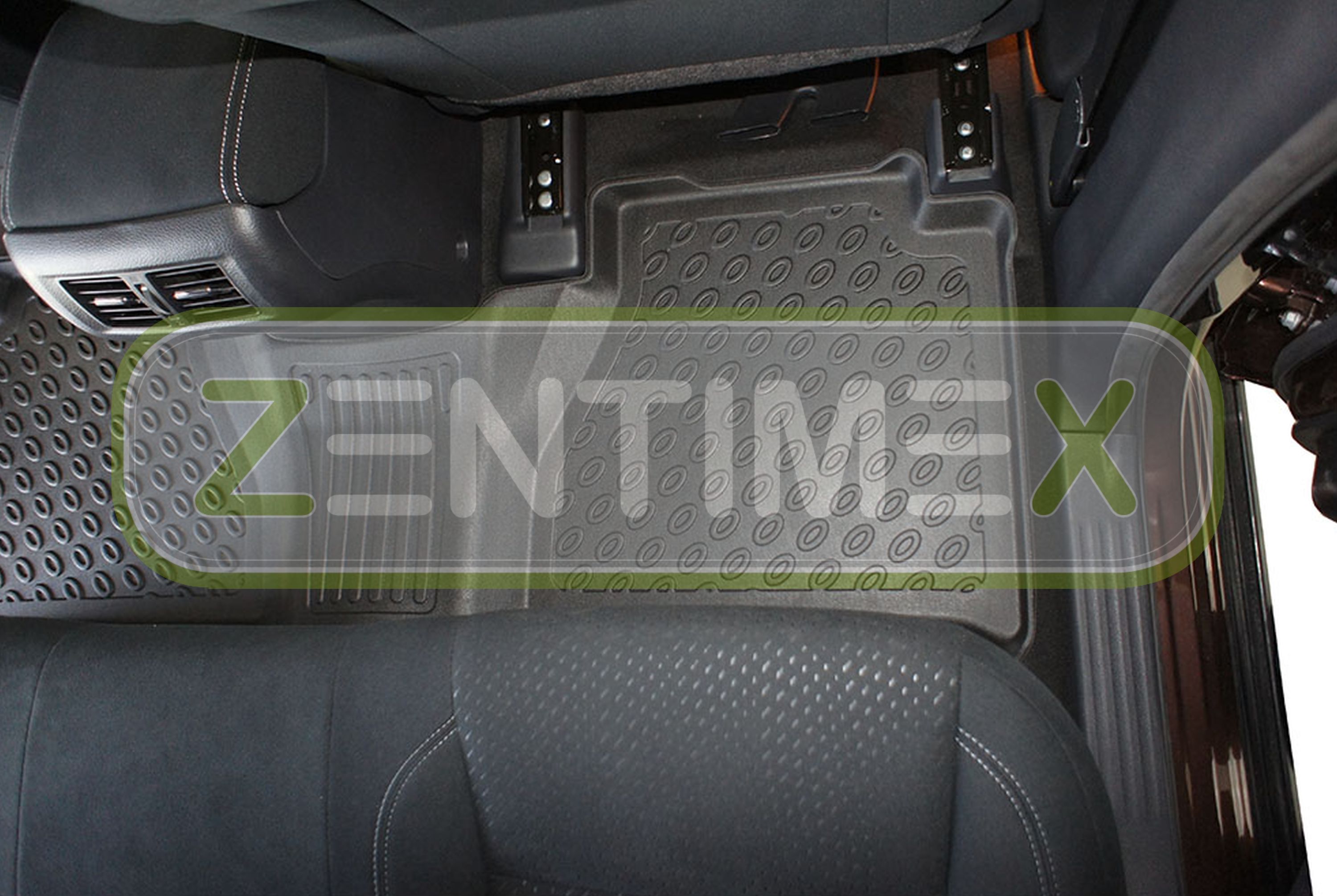 Premium-3D-TPE-Gummifußmatten für Nissan Navara D23 Pick-Up Double Cab Doppelk44