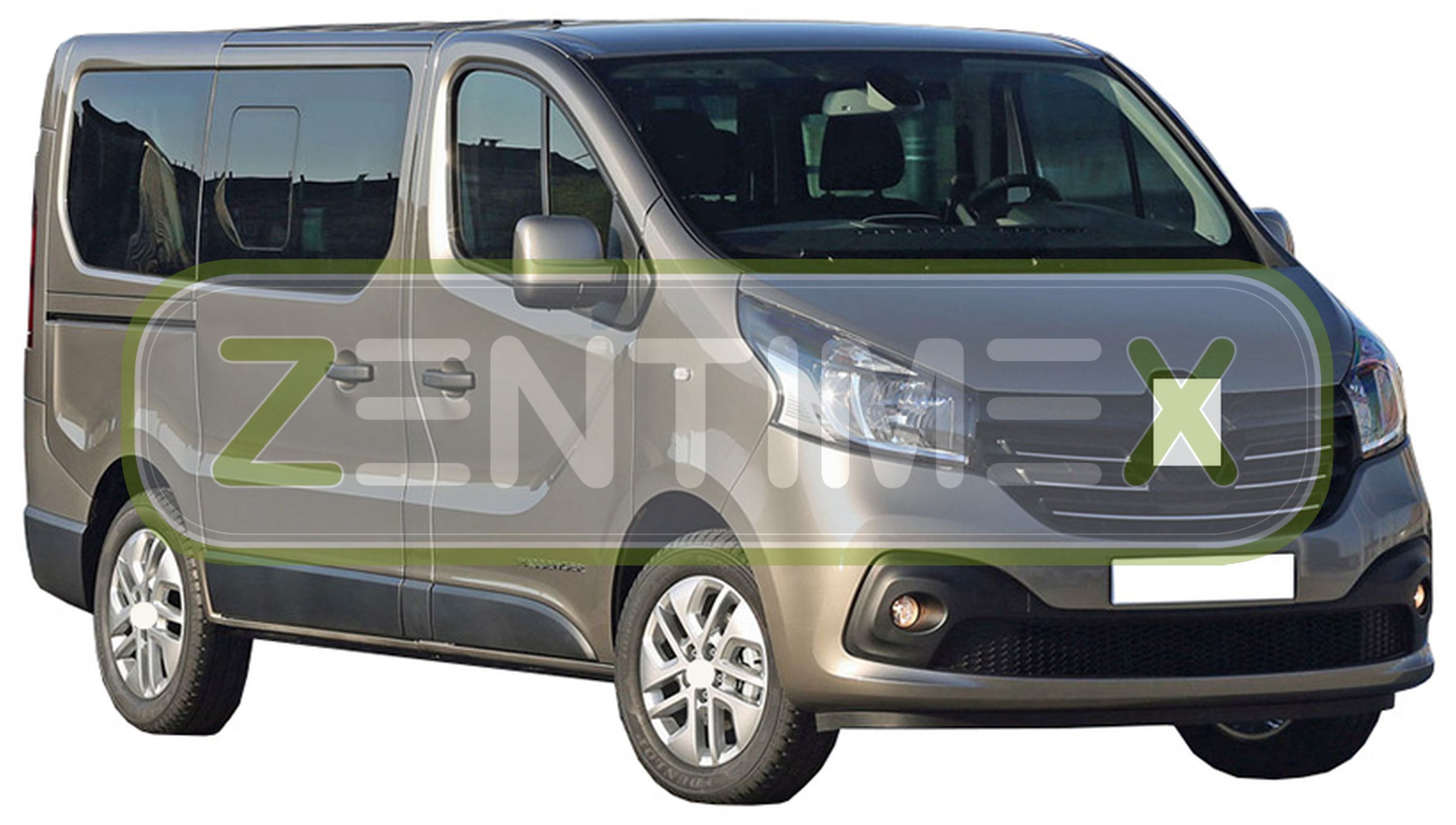 Tappetini in gomma TPE 3D Premium per Renault Trafic L2 3 Combi 2014