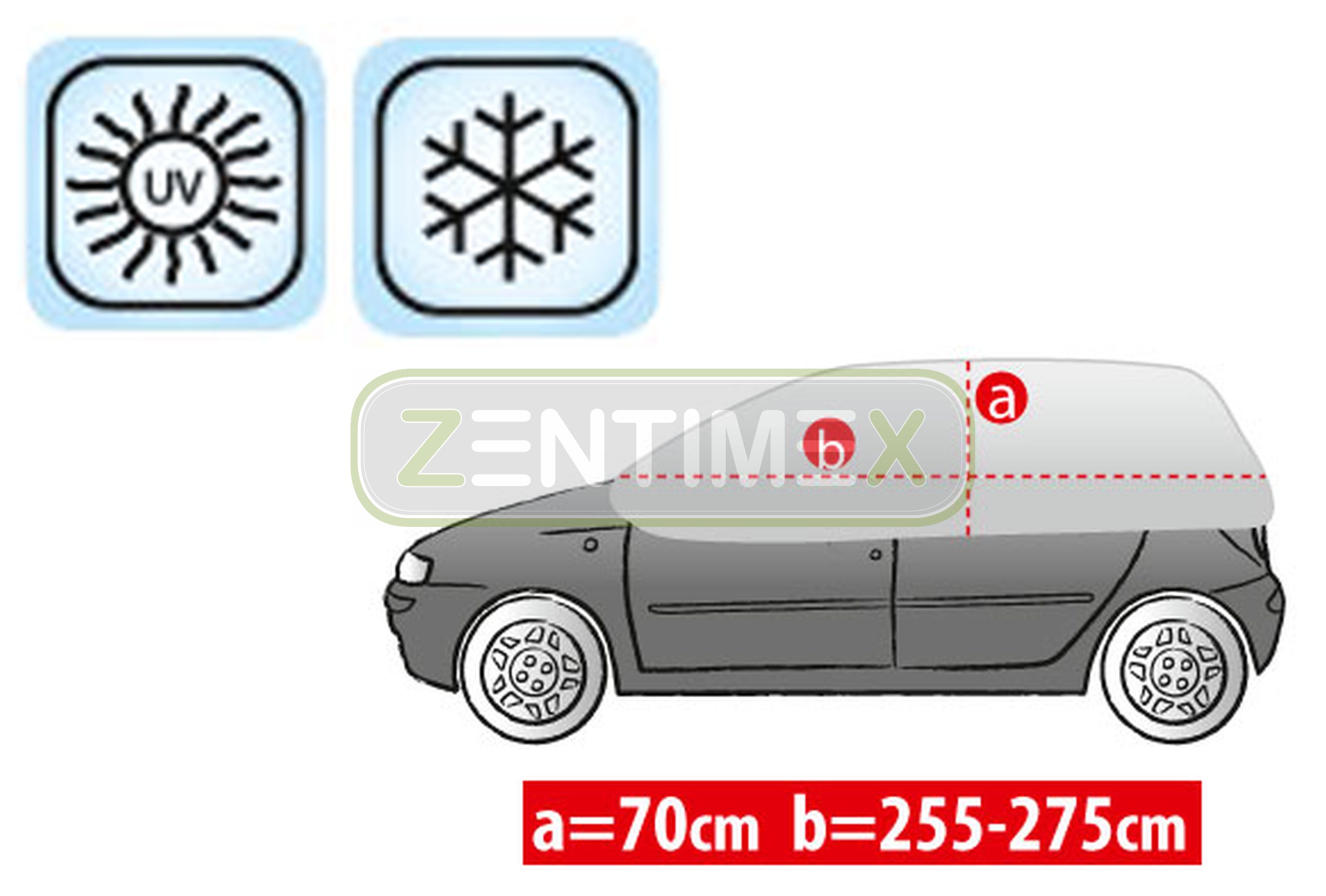 Atmungsaktive Halbgarage für MINI Cooper S F57 Cabriolet 2-türer 11.15