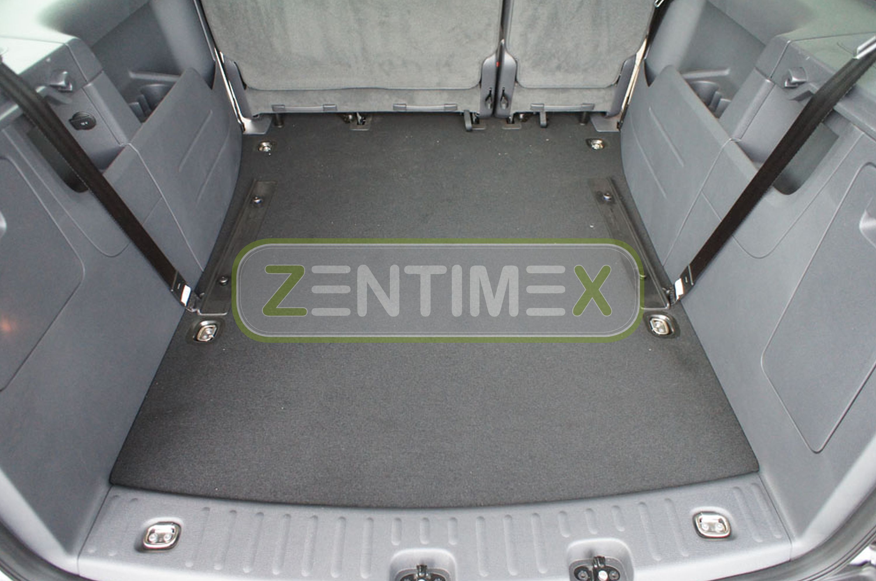 Gummierte Kofferraumwanne für VW Volkswagen Caddy Maxi 2K Facelift Hochdachkomb3