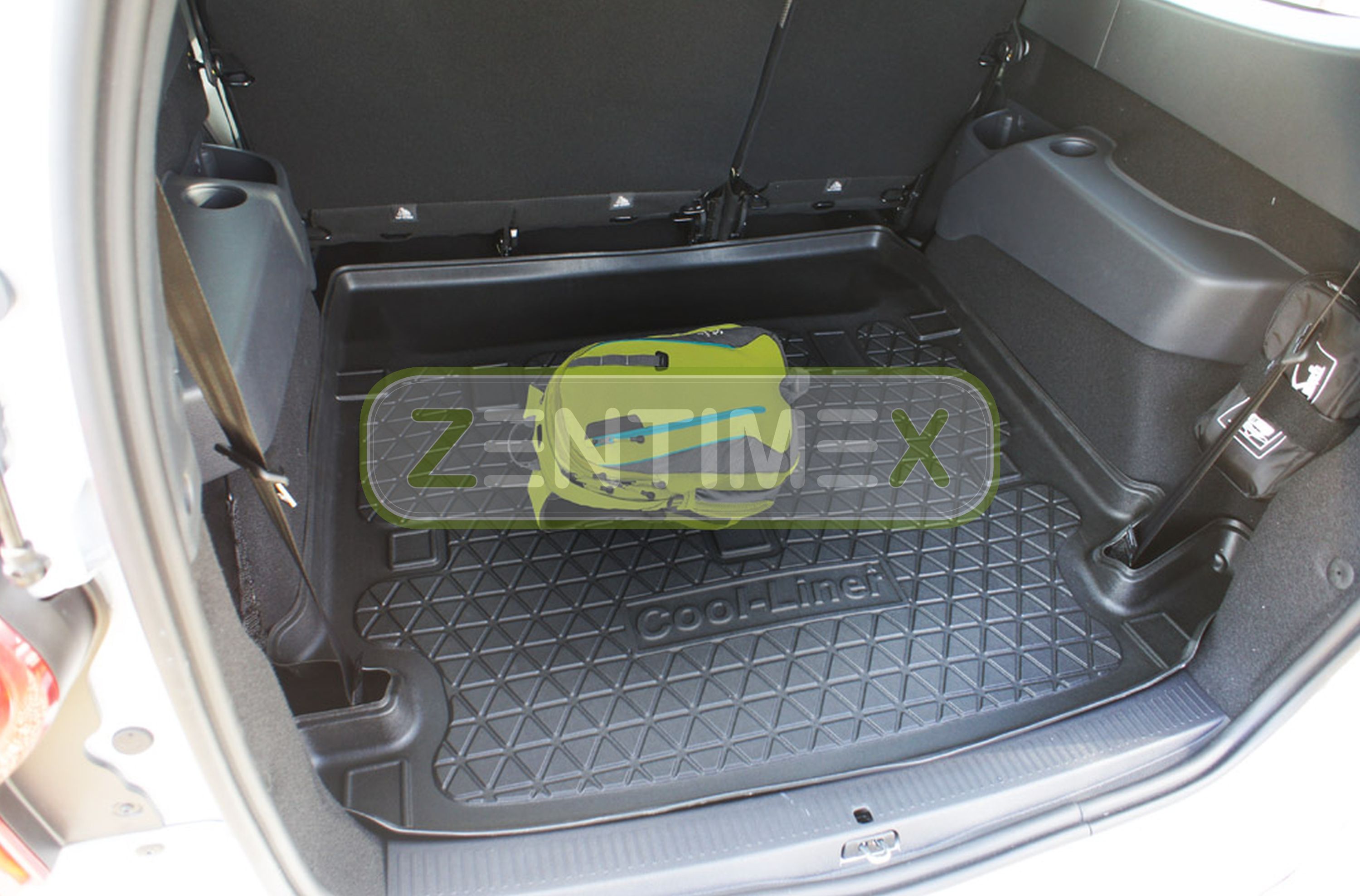 Geriffelte Kofferraumwanne für Dacia Lodgy Prestige Van Kombi 5-türer 2012-7Sit