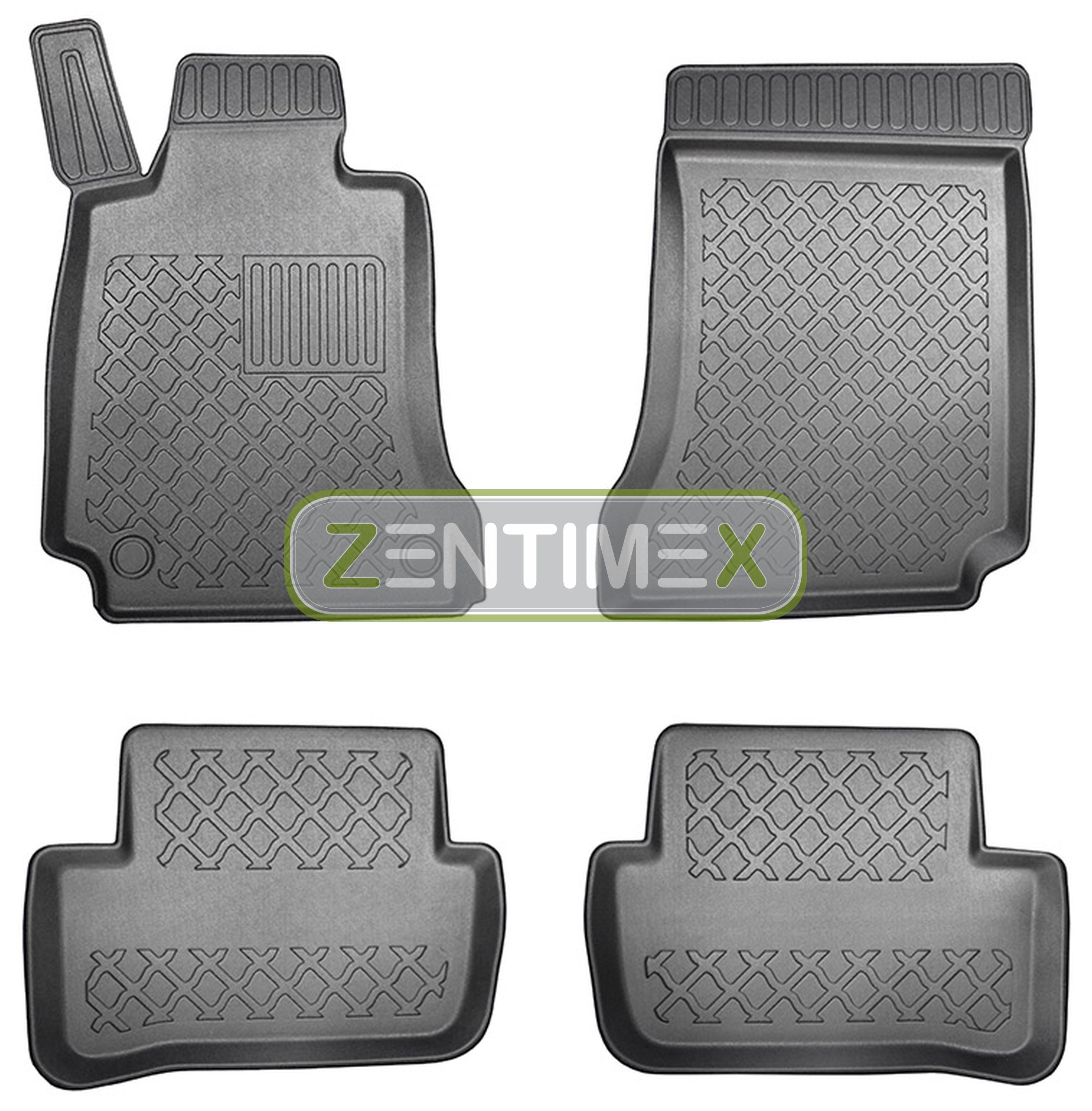 Z330430 Set Tappetino Vasca In Gomma Tappetini per MERCEDES CLASSE C w204 BERLINA