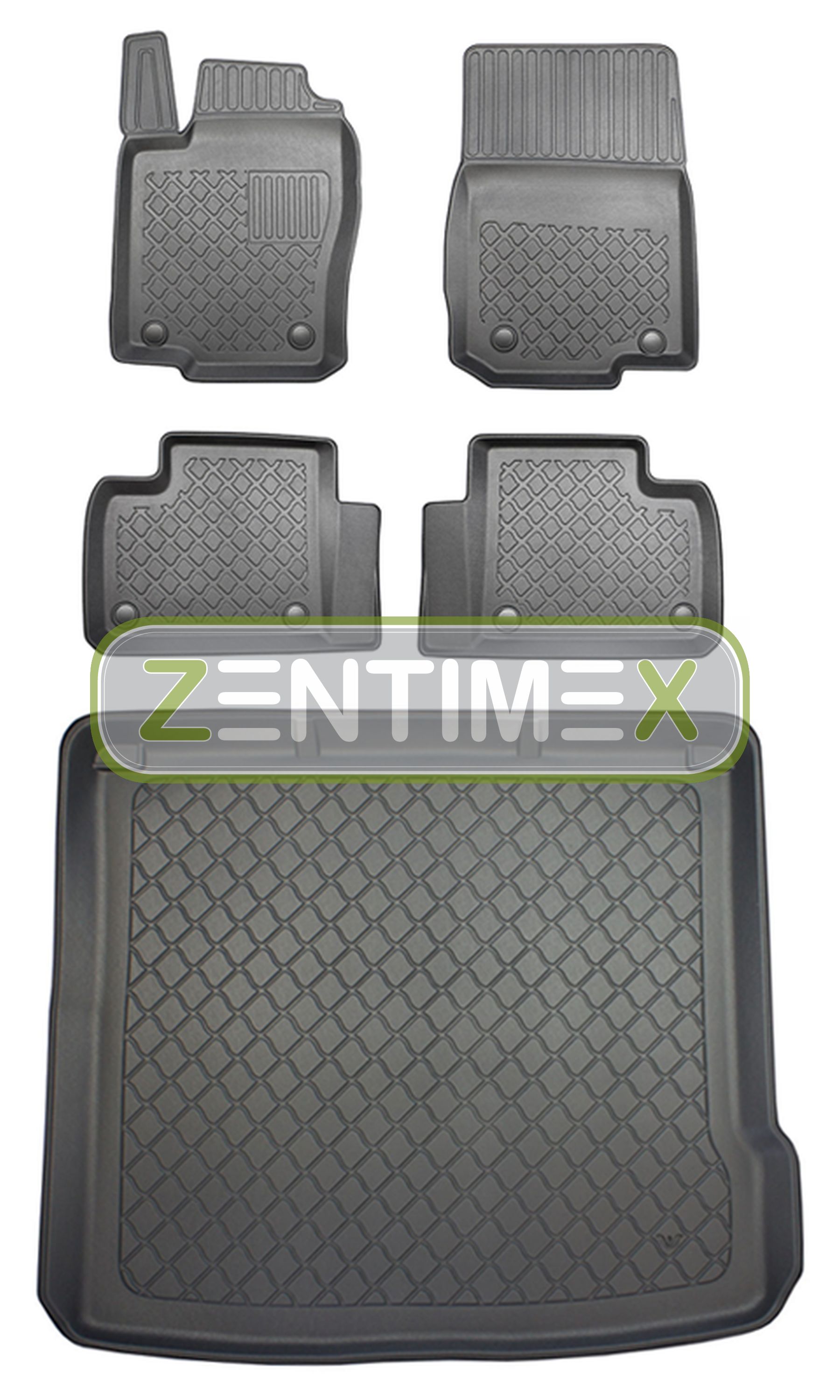 Z330522 Set Tappetino Vasca In Gomma Tappetini per MERCEDES Classe GLE AMG w166 Rit