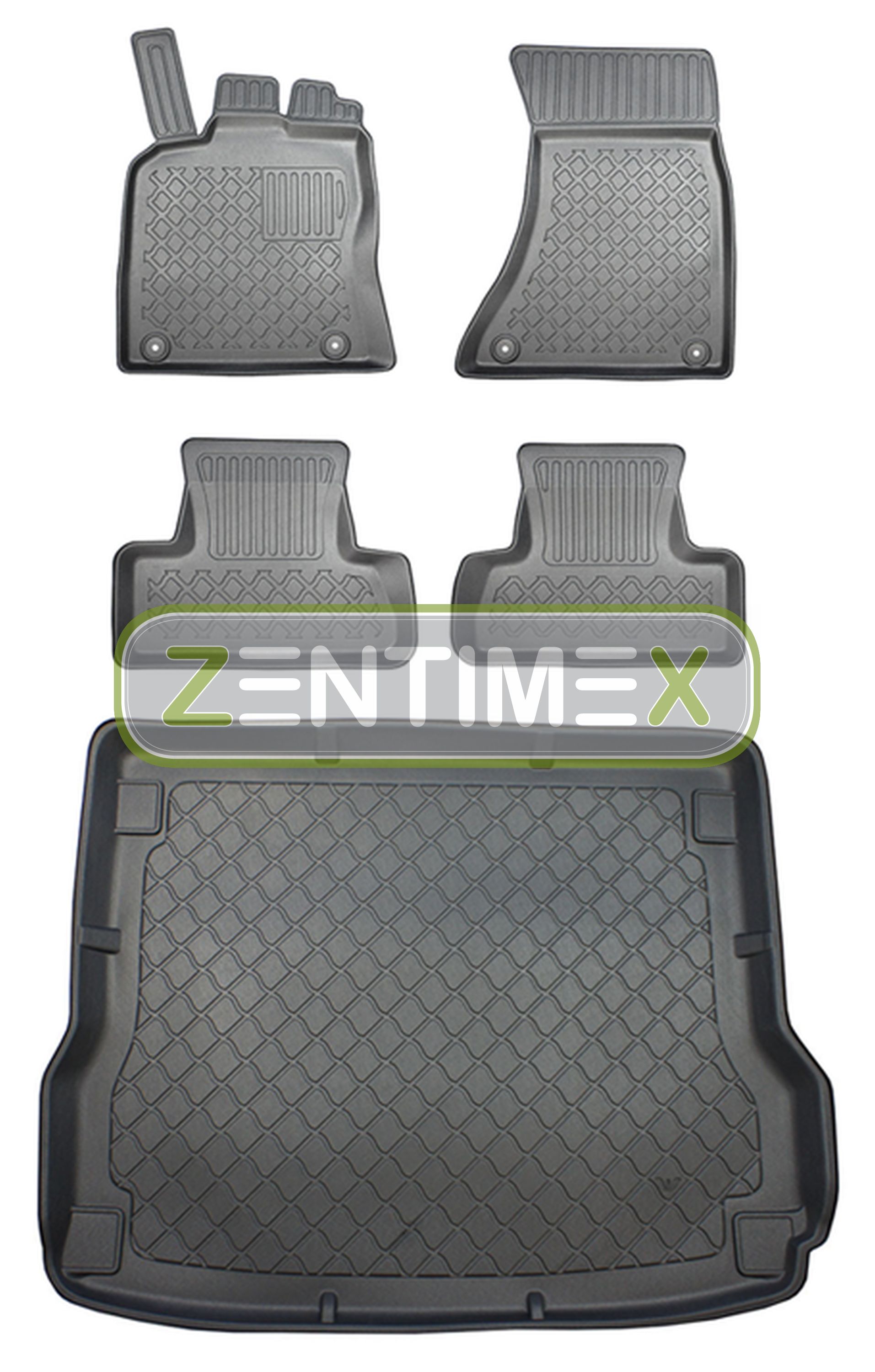Caoutchouc Tapis Baignoire pour audi q5 8r 2008-2017 Tapis de coffre