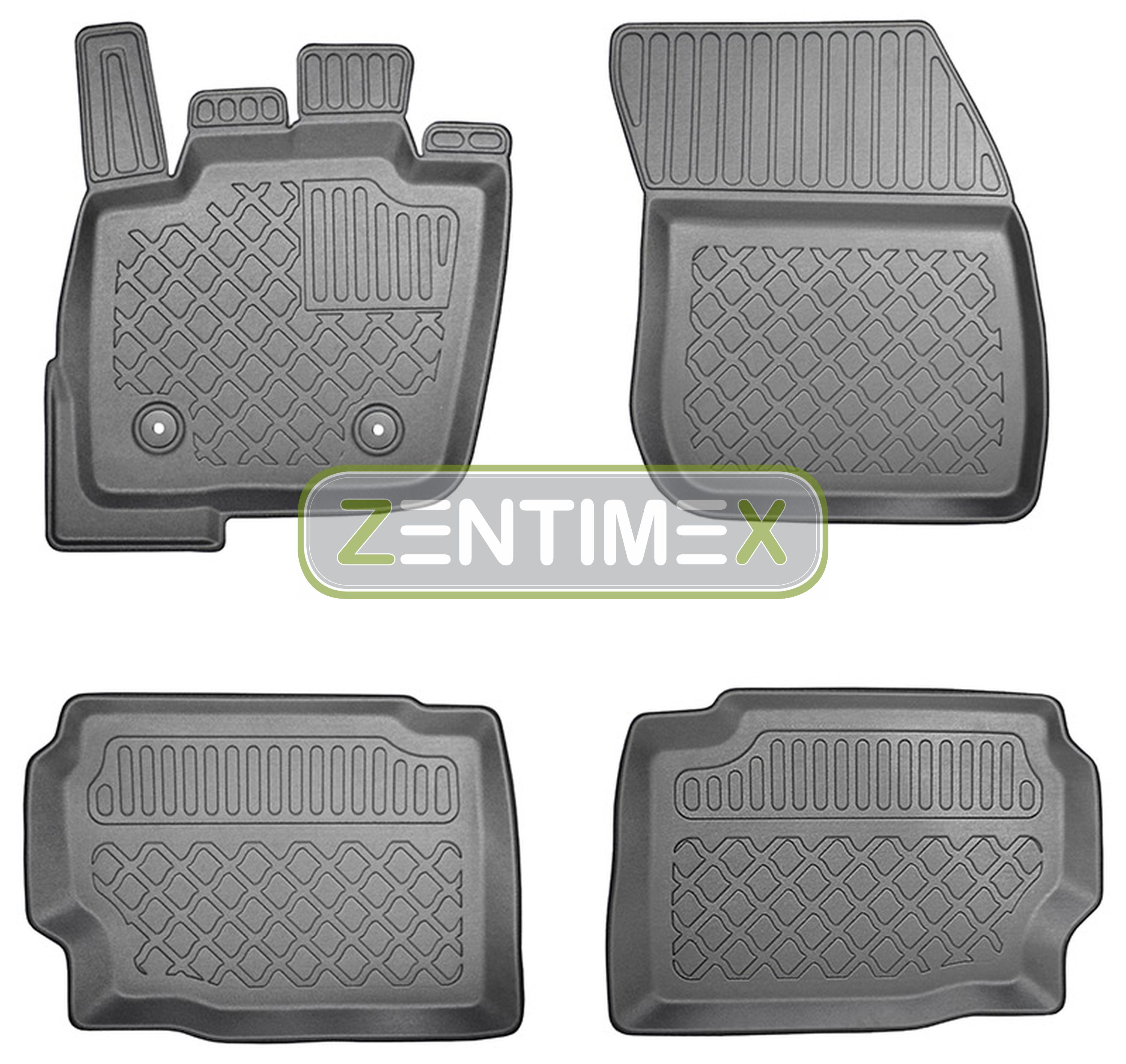 Z330327 SET Kofferraumwanne Gummifußmatten für Ford Mondeo Vignale 5 Turnier Kom