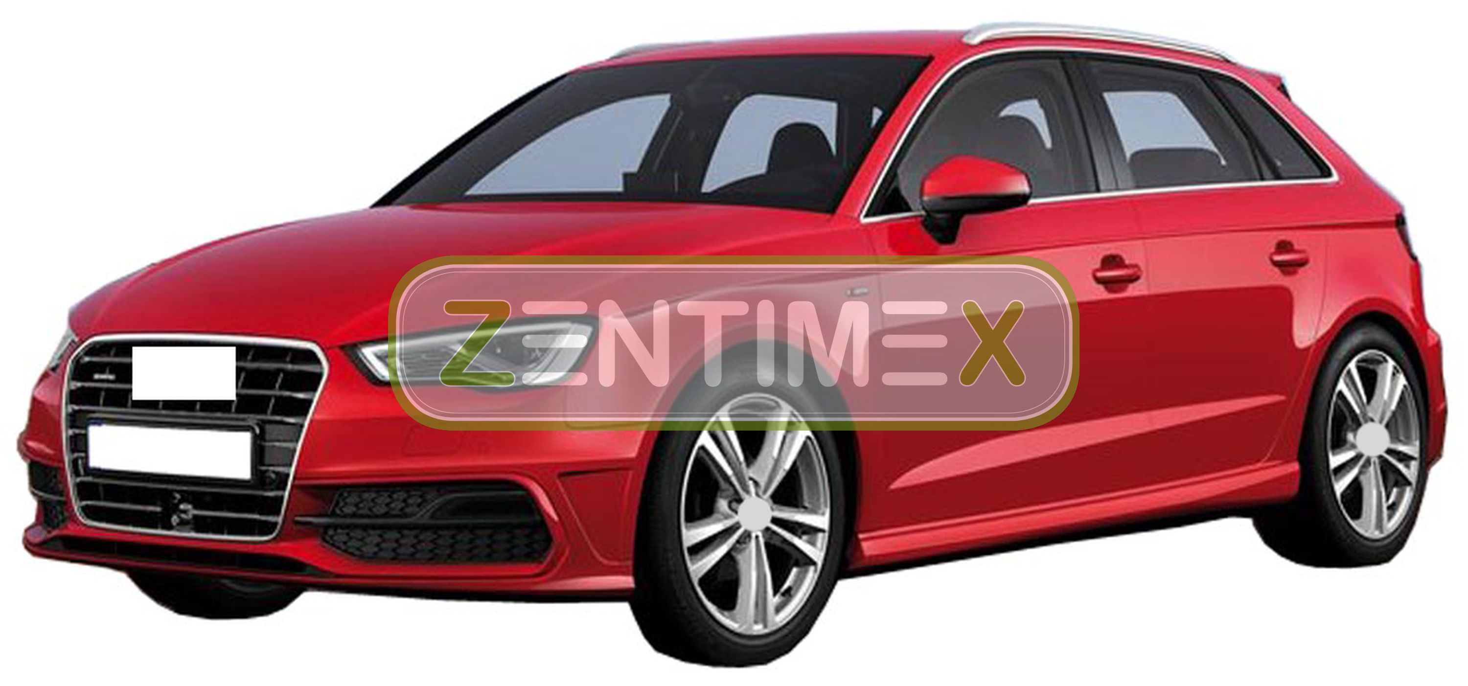 Z329985 Set Tappetino Vasca In Gomma Tappetini per AUDI a3 SPORT BACK S-LINE 8v schrä