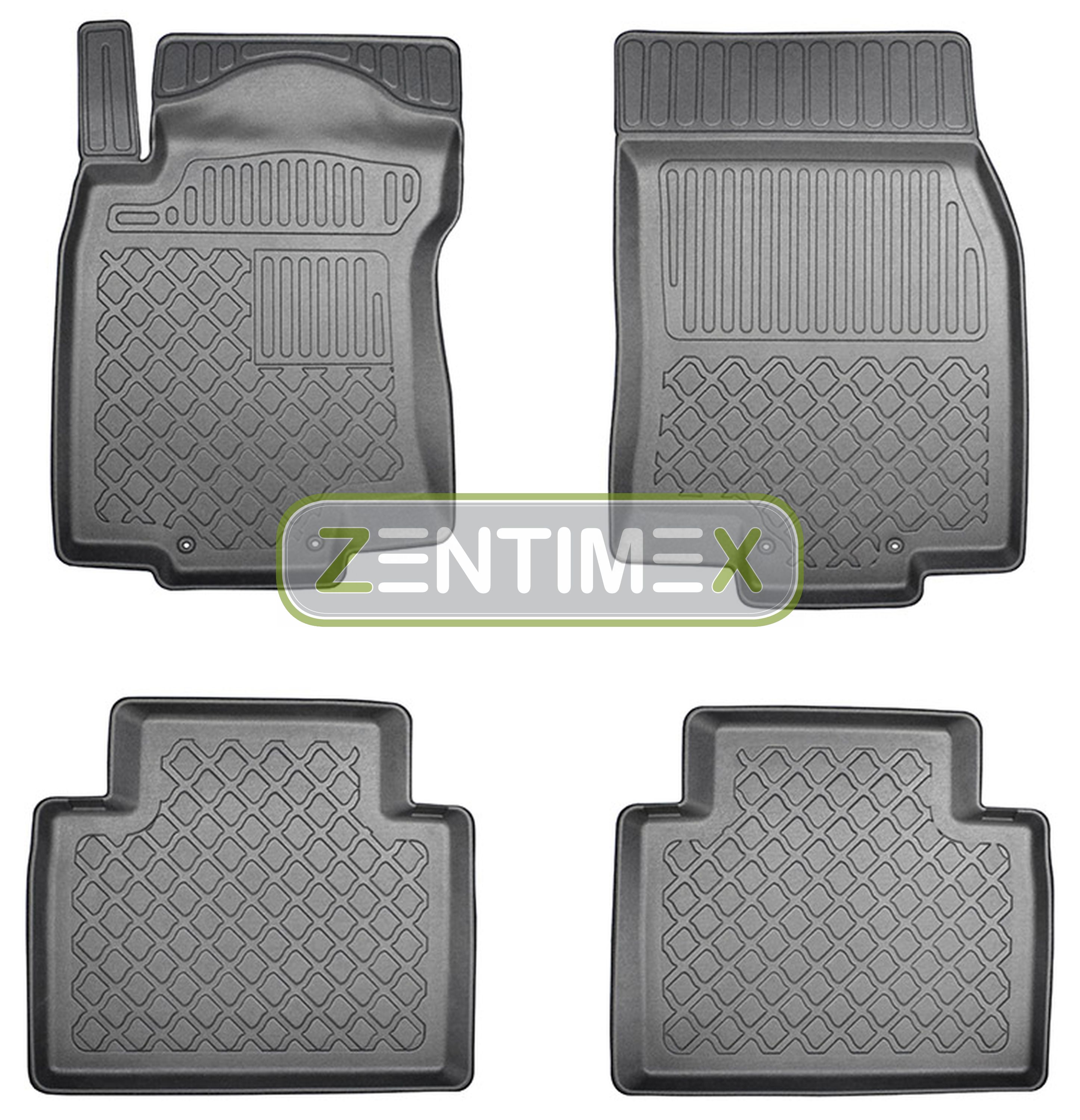 Z330581 Set Trunk Tray Rubber Floor Mats for NISSAN X
