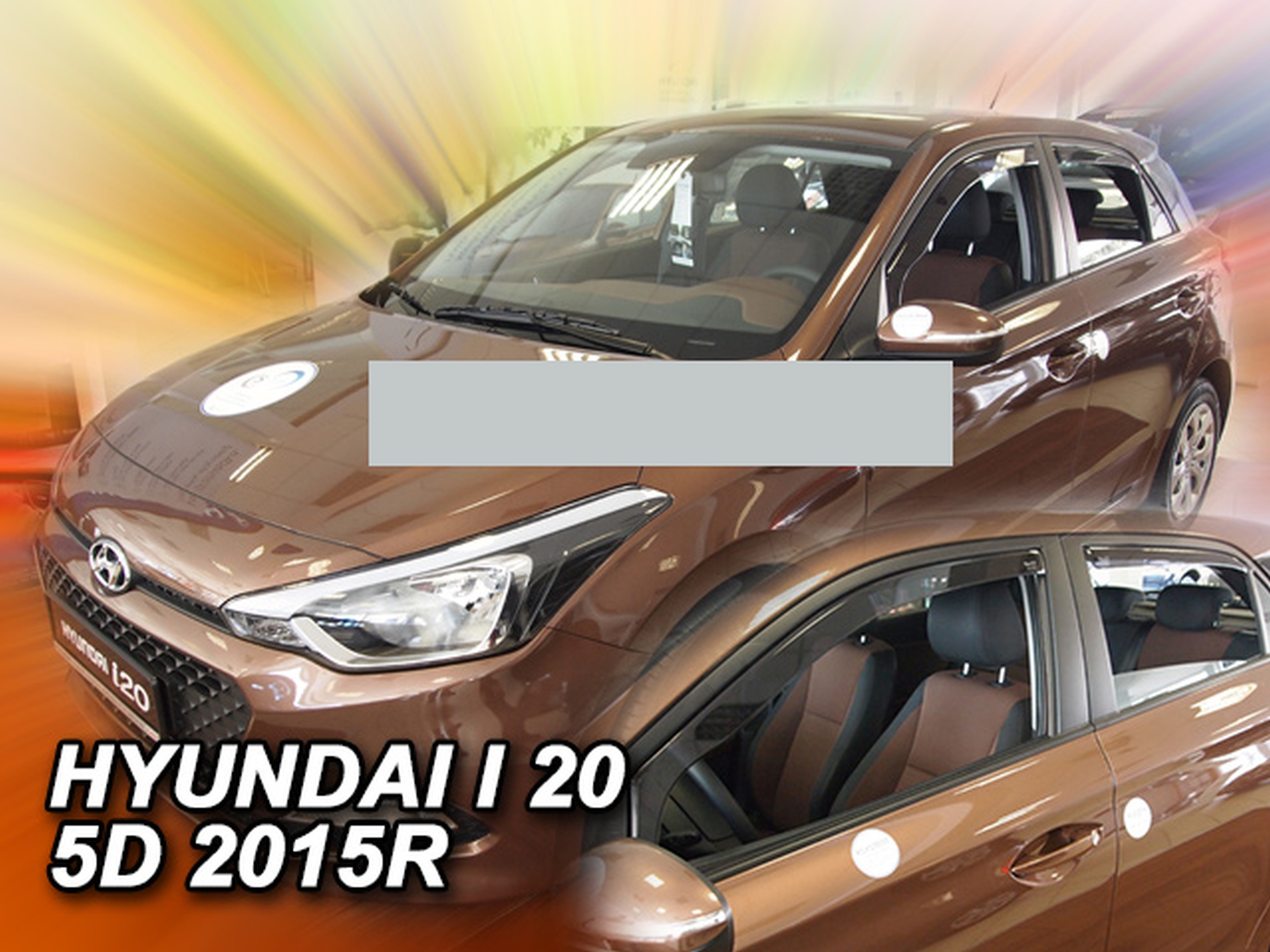 Wind Deflector For Hyundai i20 2 GB 2014Hatchback Hatchback 5 Door