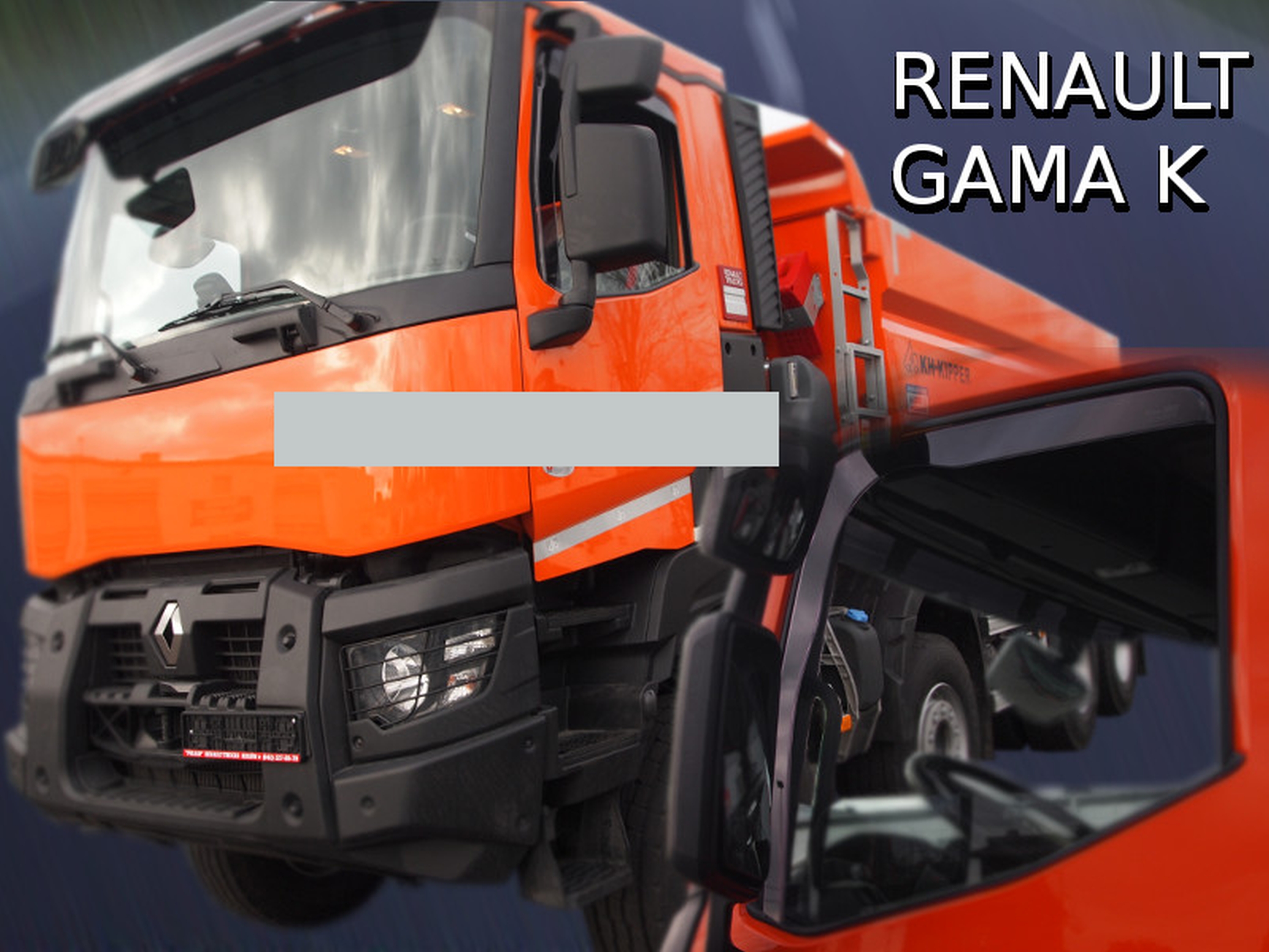 Windabweiser für Renault Gama T 2014 LKW vorne eBay