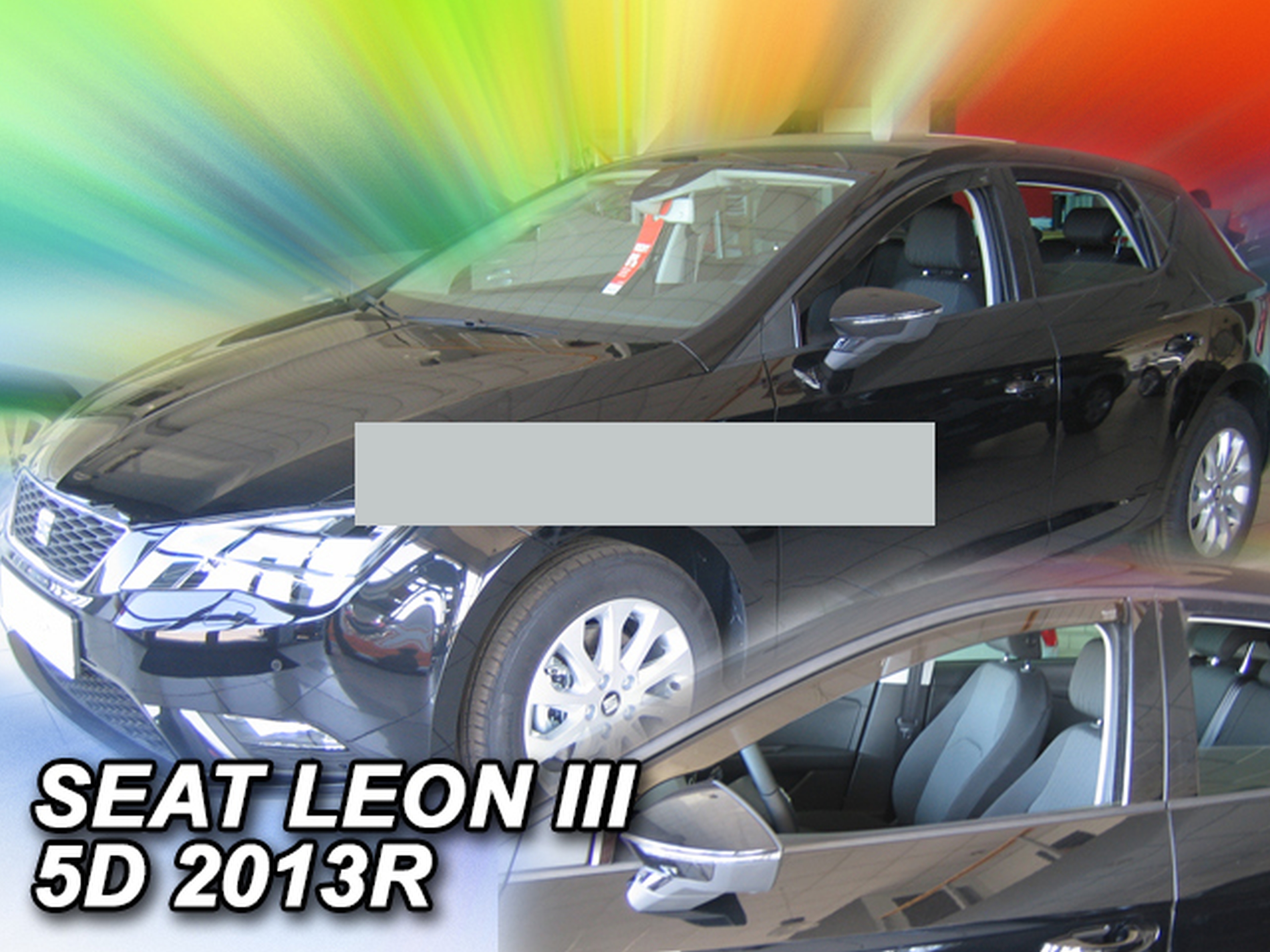 Windabweiser für Seat Leon SC Cupra 3 5F 2014 Sportcoupé Schrägheck Hatchback 3