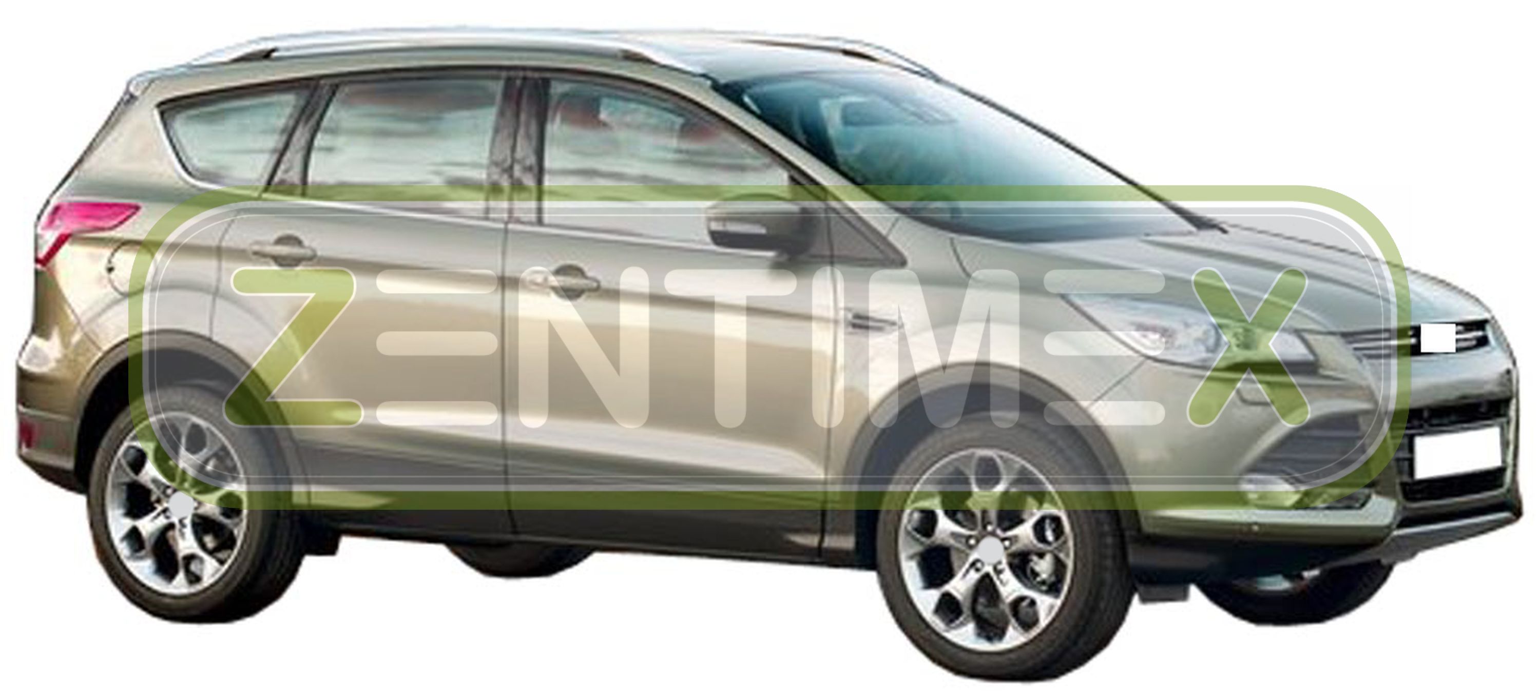 TPE 3D Premium per Ford Kuga 2 SUV 5-porte 2012 Tappetini in gomma
