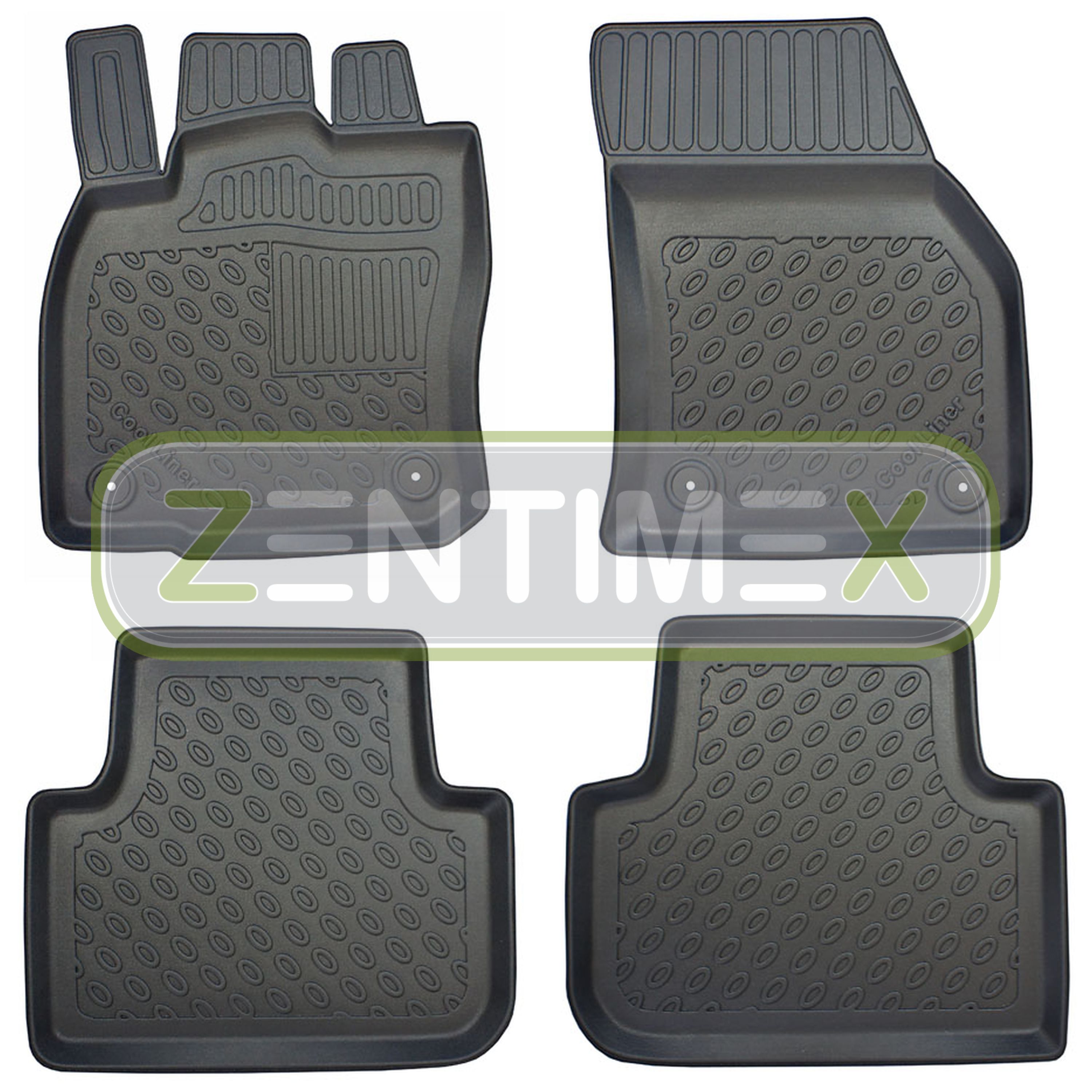 SERIE TAPPETINI COMPLETA IN GOMMA ORIGINALI VW SPORTSVAN GOLF7