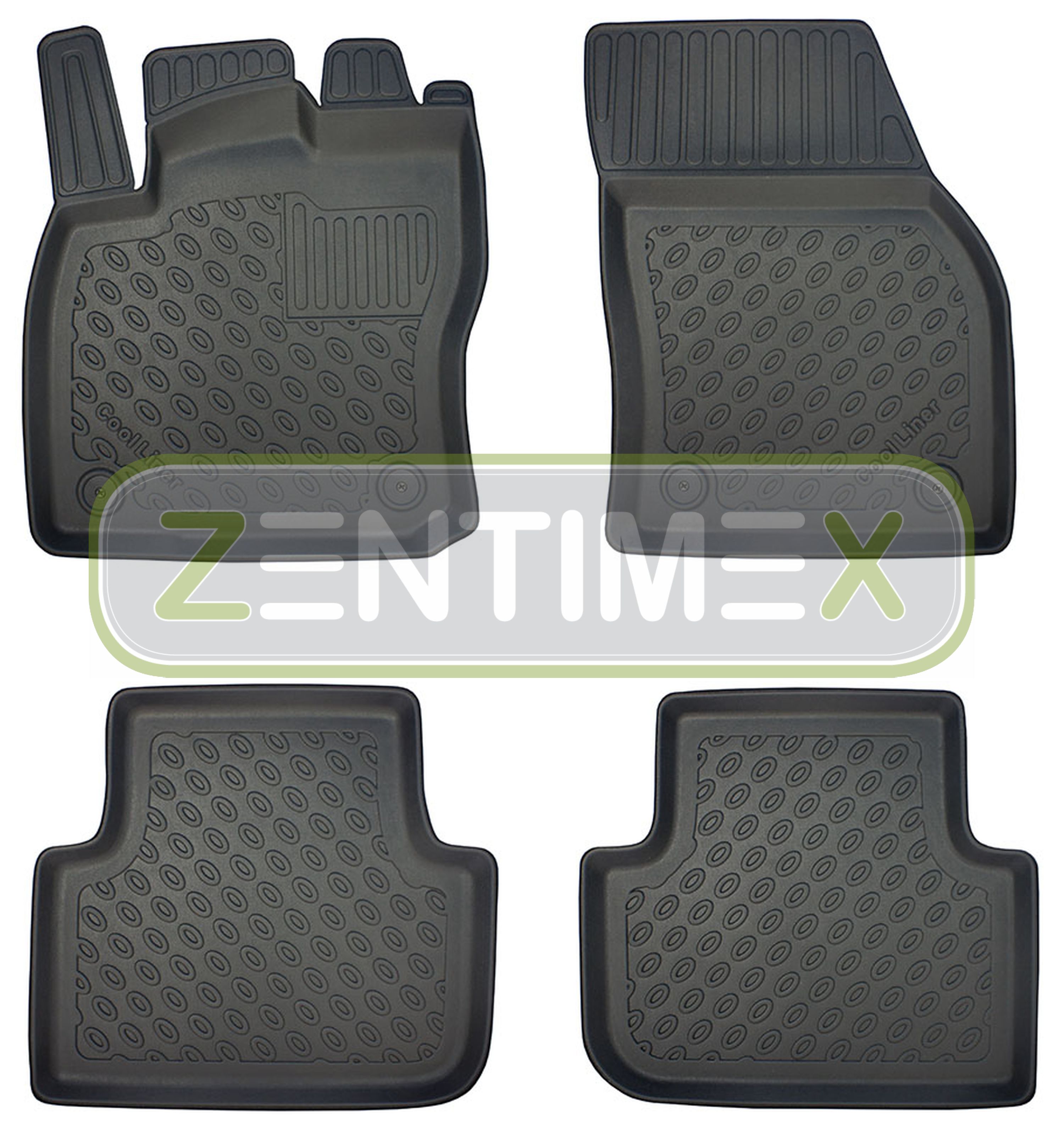 F3G04000 Autoteppiche Automatten Velours Fussmatten Premium RENAULT CLIO III 200