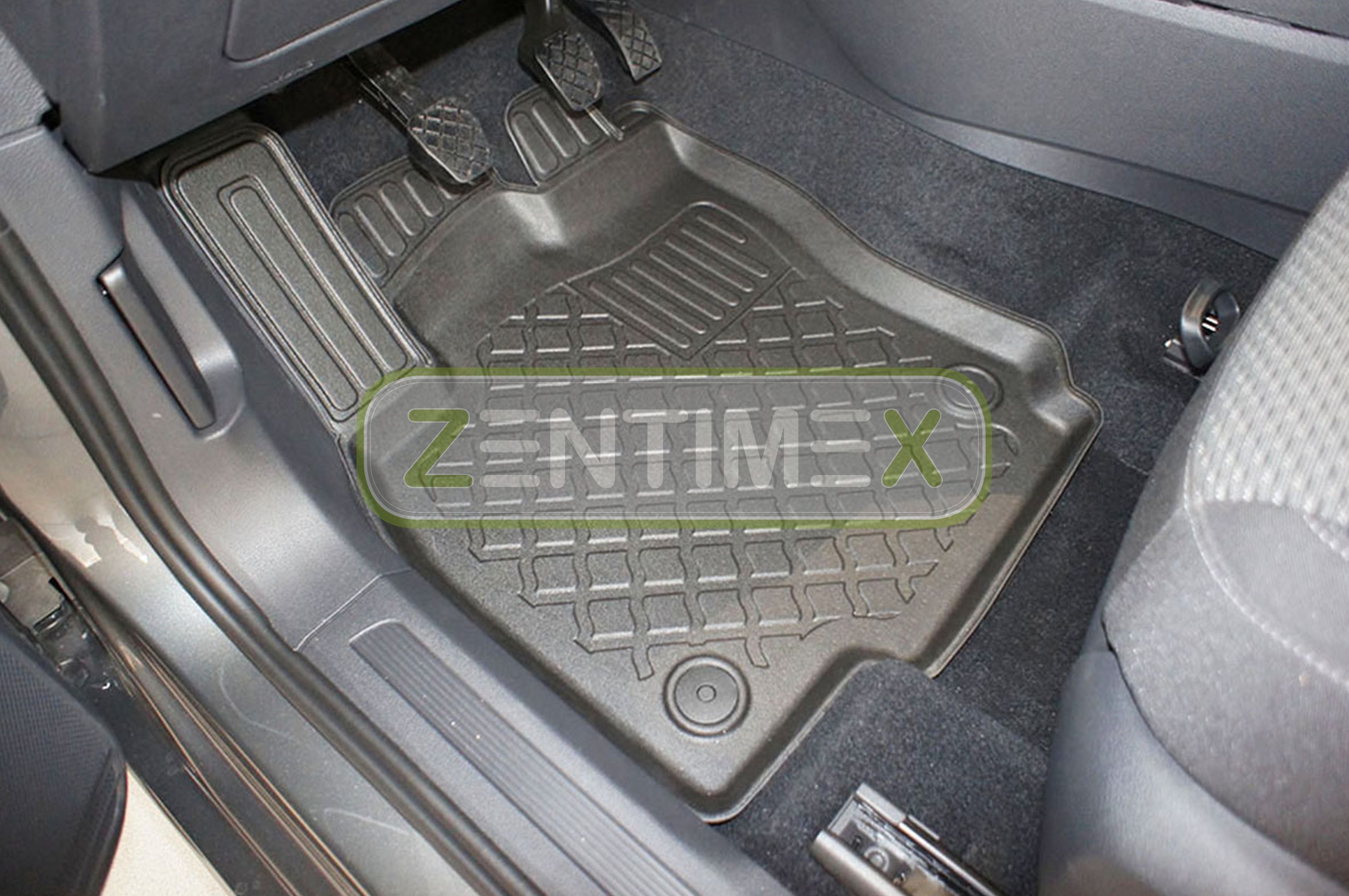 TPE 3D Design per VW Volkswagen Touran 1 1T Van Wagon 5-p 3 Tappetini in gomma